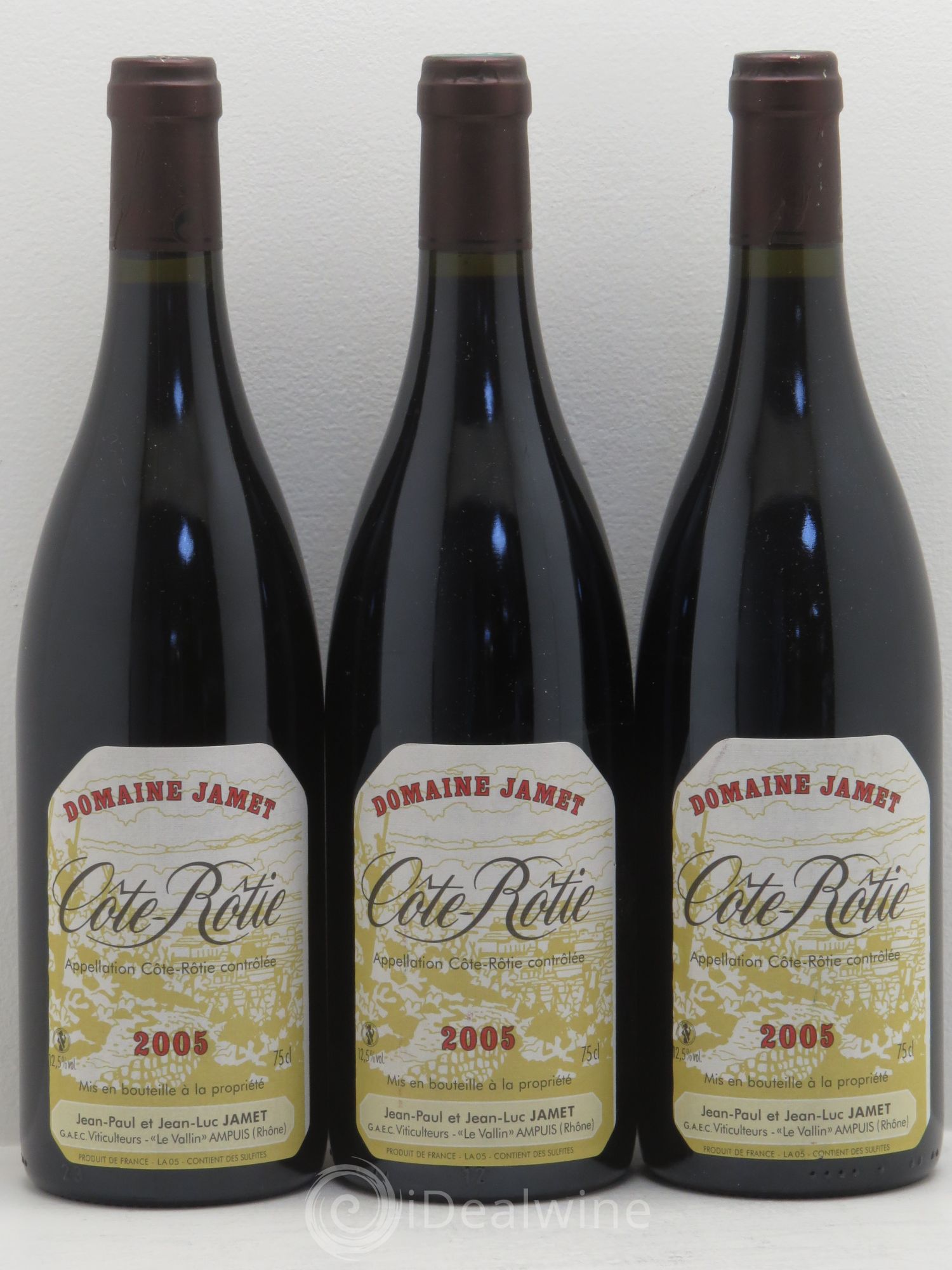 Côte-Rôtie Jamet (Domaine) 2005 - Lot de 3 bouteilles - 0
