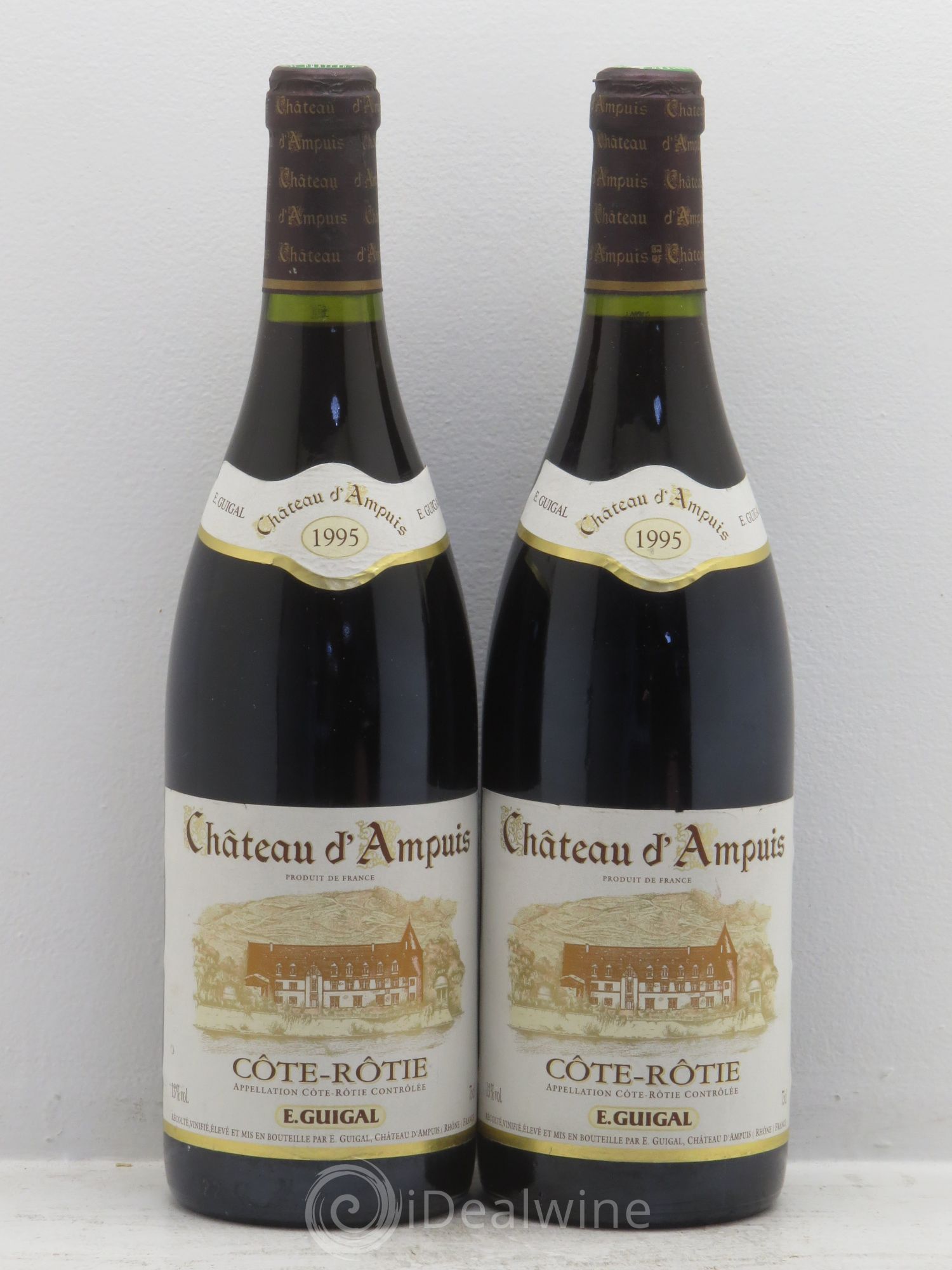 Côte-Rôtie Château d'Ampuis Guigal 1995 - Lot de 2 bouteilles - 0