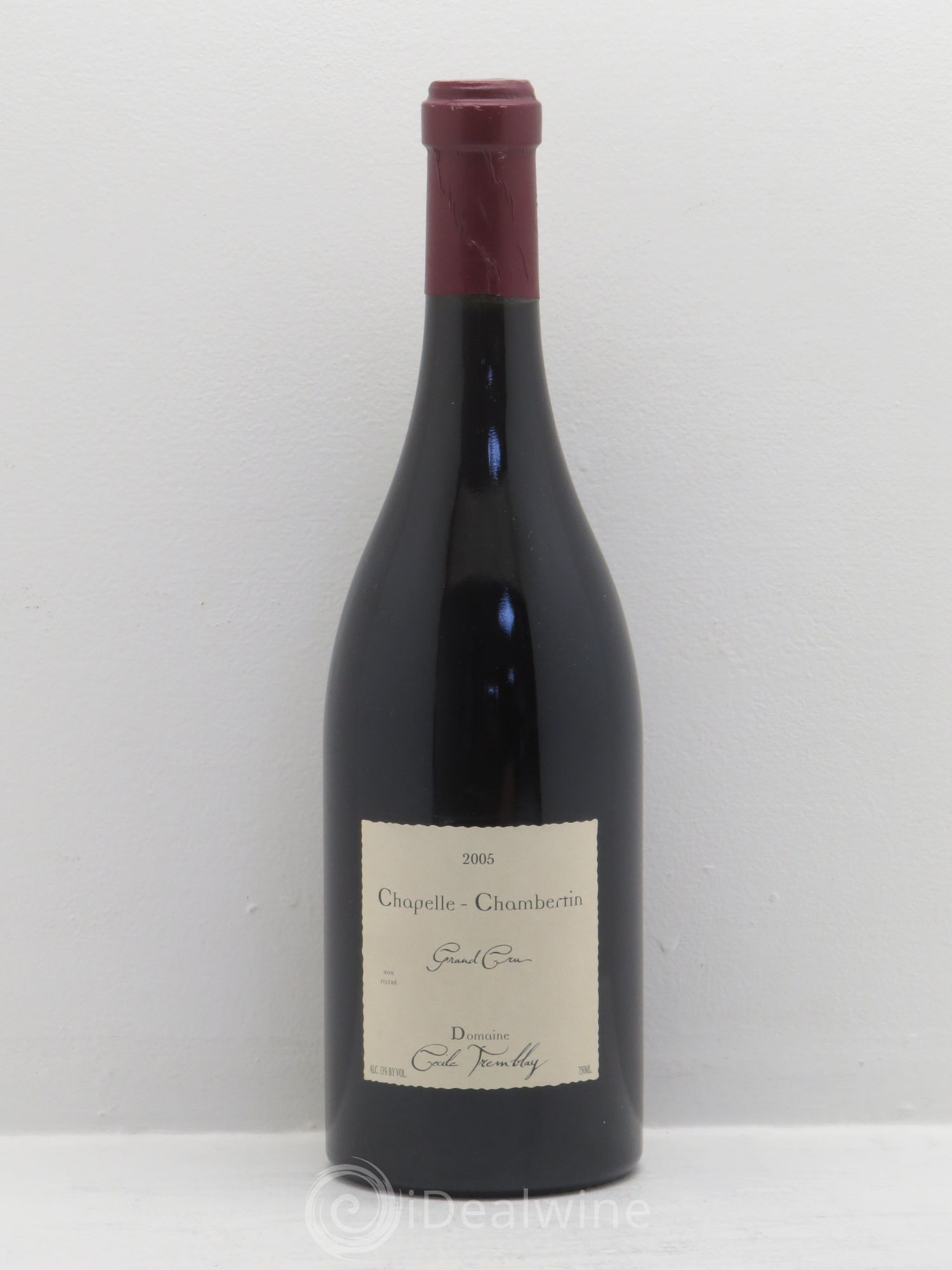 Chapelle-Chambertin Grand Cru Cécile Tremblay 2005 - Lot de 1 bouteille - 0