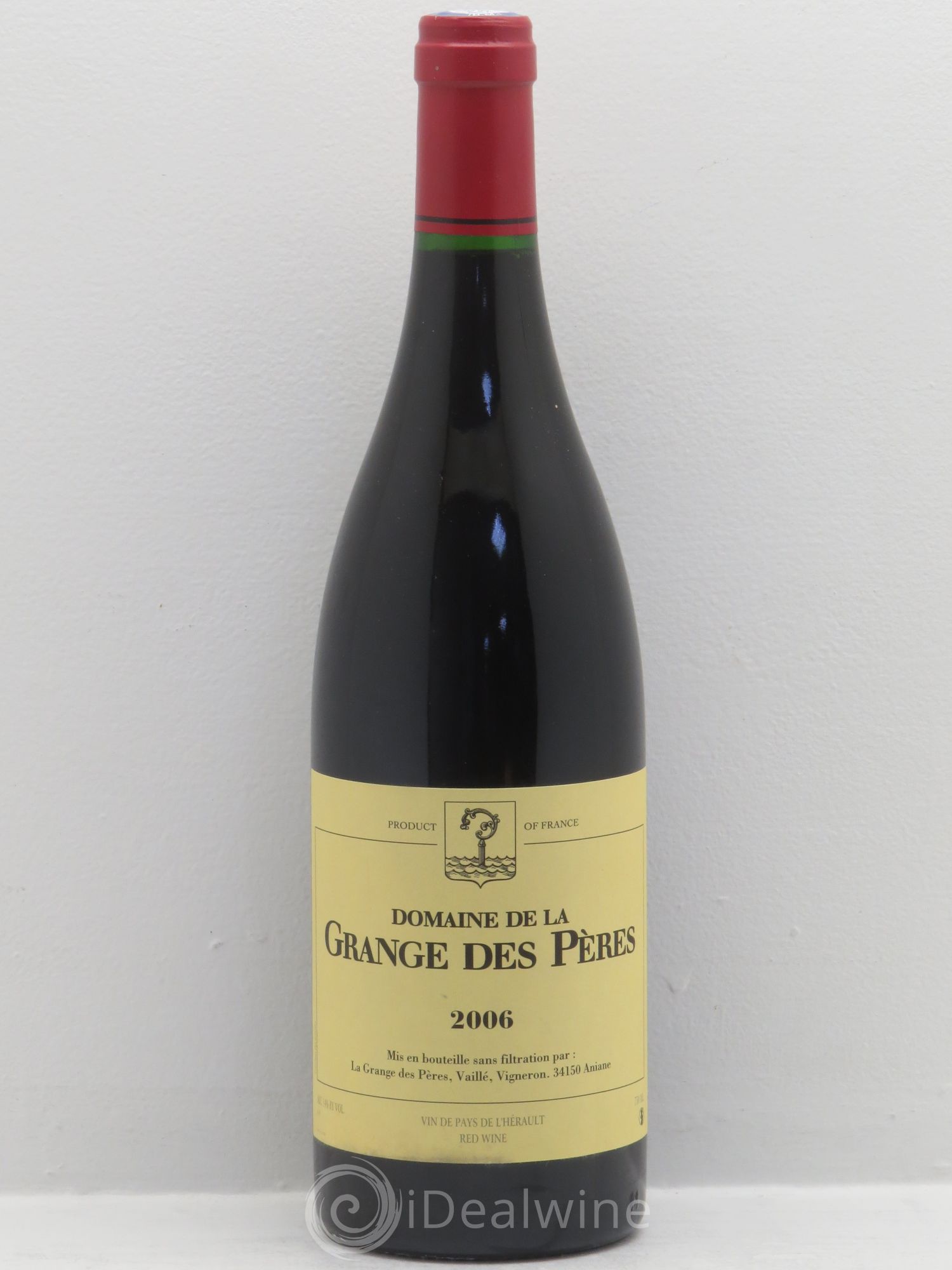 Pays d'Hérault Grange des Pères Laurent Vaillé 2006 - Lot de 1 bouteille - 0