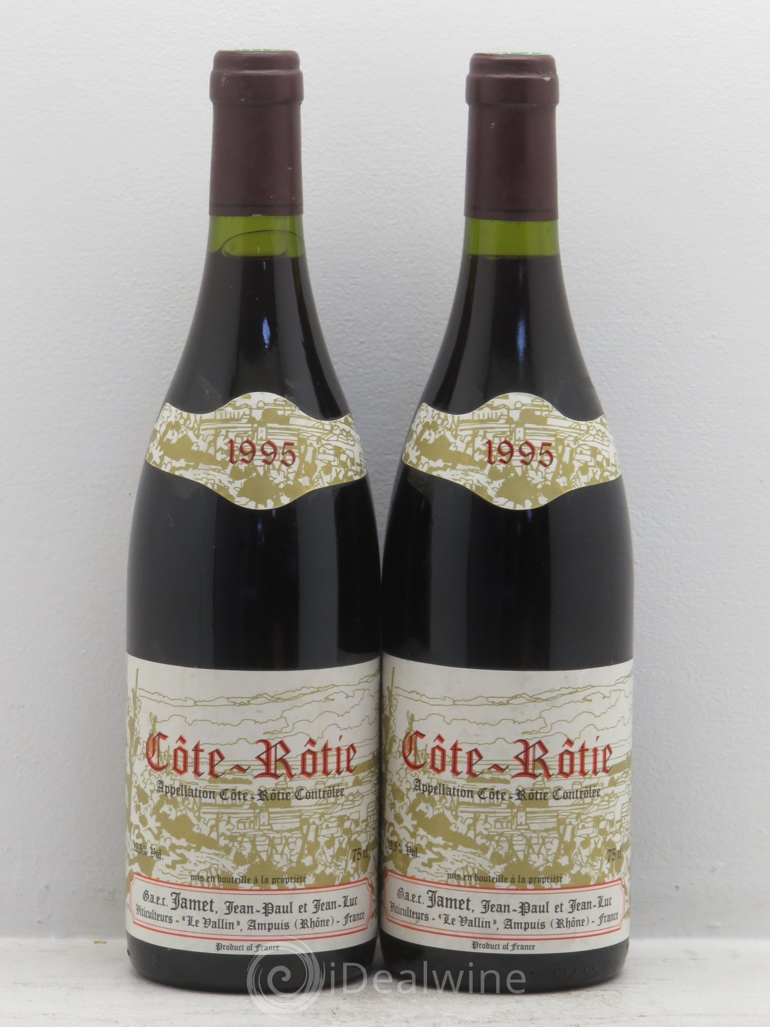 Côte-Rôtie Jamet (Domaine) 1995 - Lot de 2 bouteilles - 0