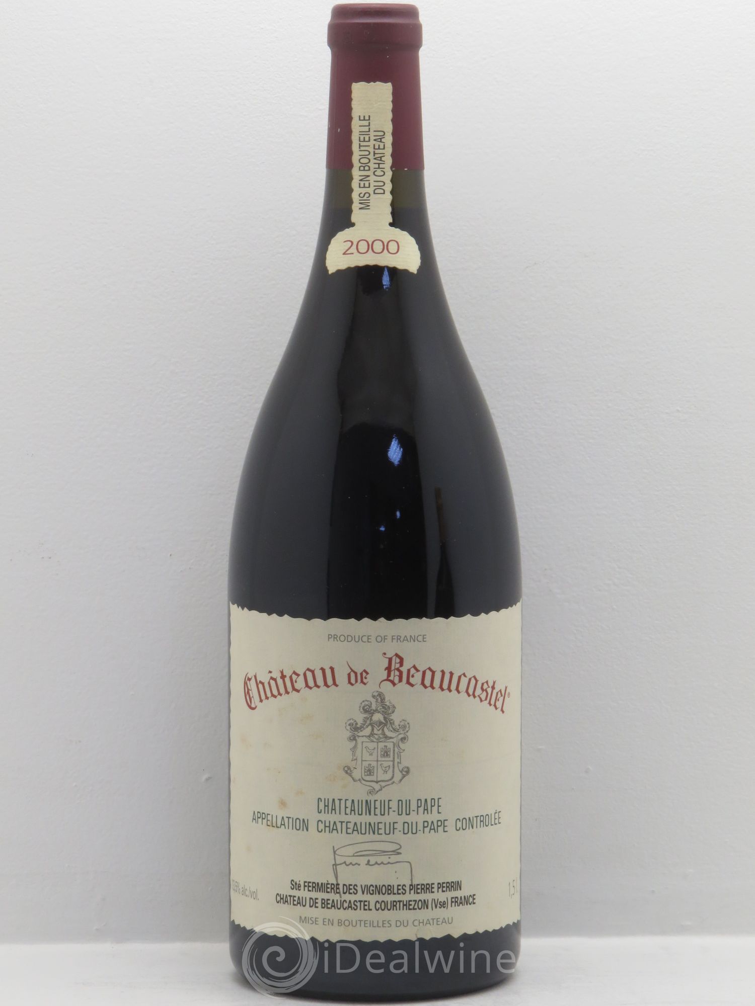 Châteauneuf-du-Pape Château de Beaucastel Famille Perrin 2000 - Lot de 1 magnum - 0
