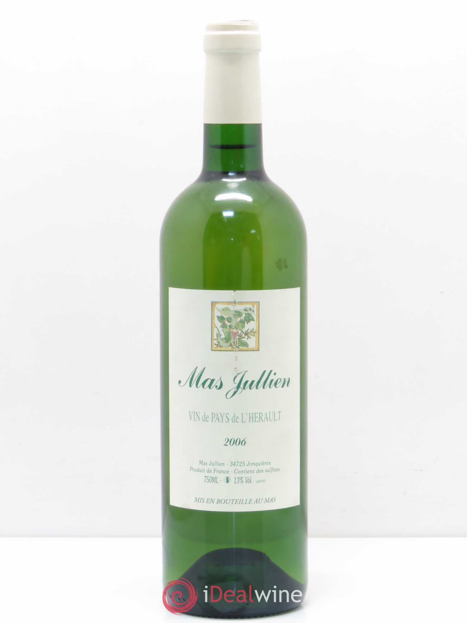 Pays d'Hérault Mas Jullien Olivier Jullien (sans prix de réserve) 2006 - Lot de 1 bouteille - 0