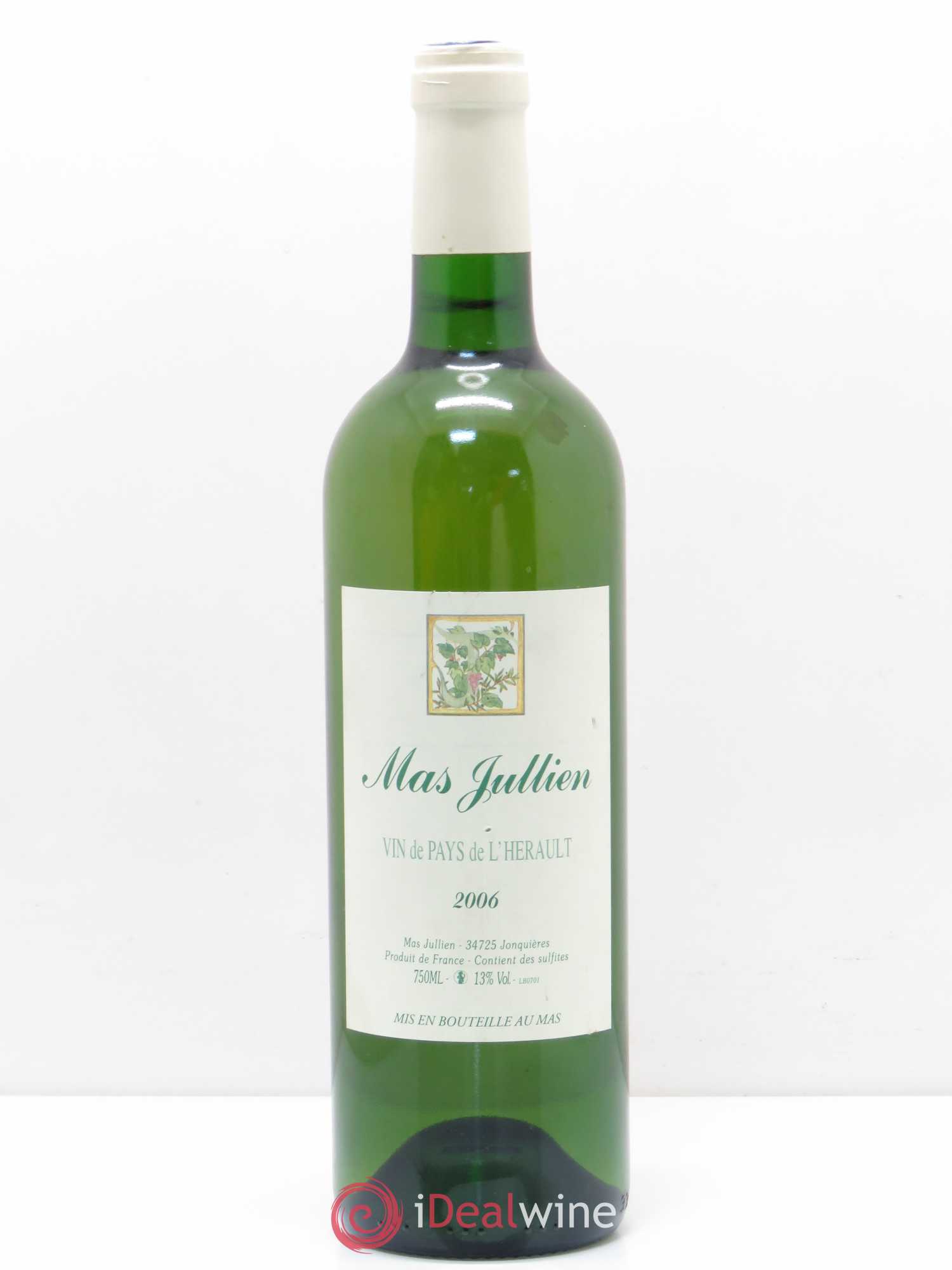 Pays d'Hérault Mas Jullien Olivier Jullien (sans prix de réserve) 2006 - Lot de 1 bouteille - 0