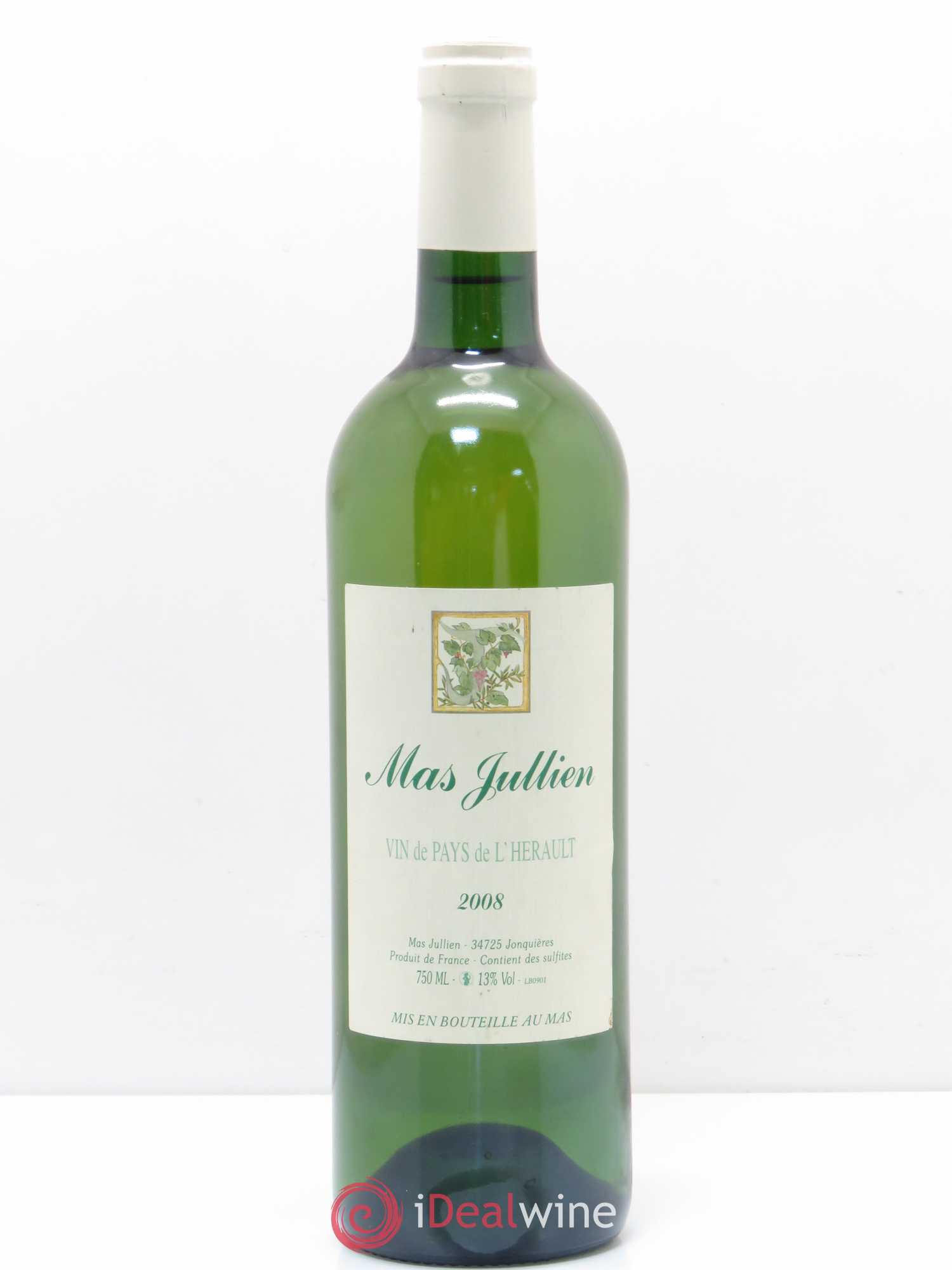 Pays d'Hérault Mas Jullien Olivier Jullien (sans prix de réserve) 2008 - Lot de 1 bouteille - 0