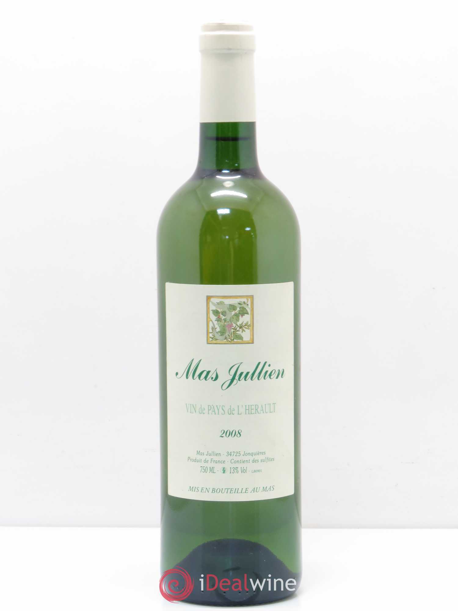 Pays d'Hérault Mas Jullien Olivier Jullien (sans prix de réserve) 2008 - Lot de 1 bouteille - 0