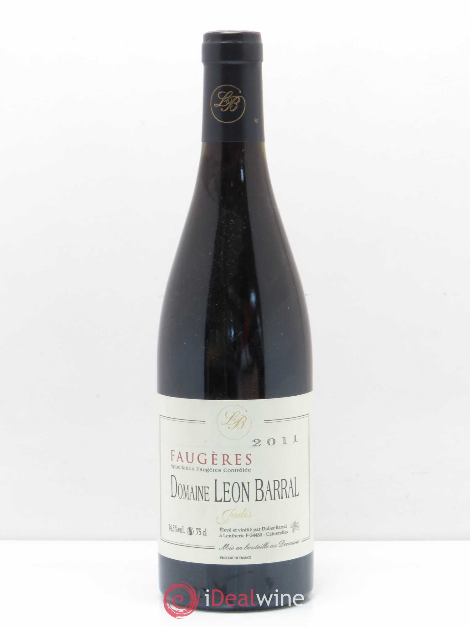 Faugères Jadis Domaine Léon Barral (sans prix de réserve) 2011 - Lot de 1 bouteille - 0
