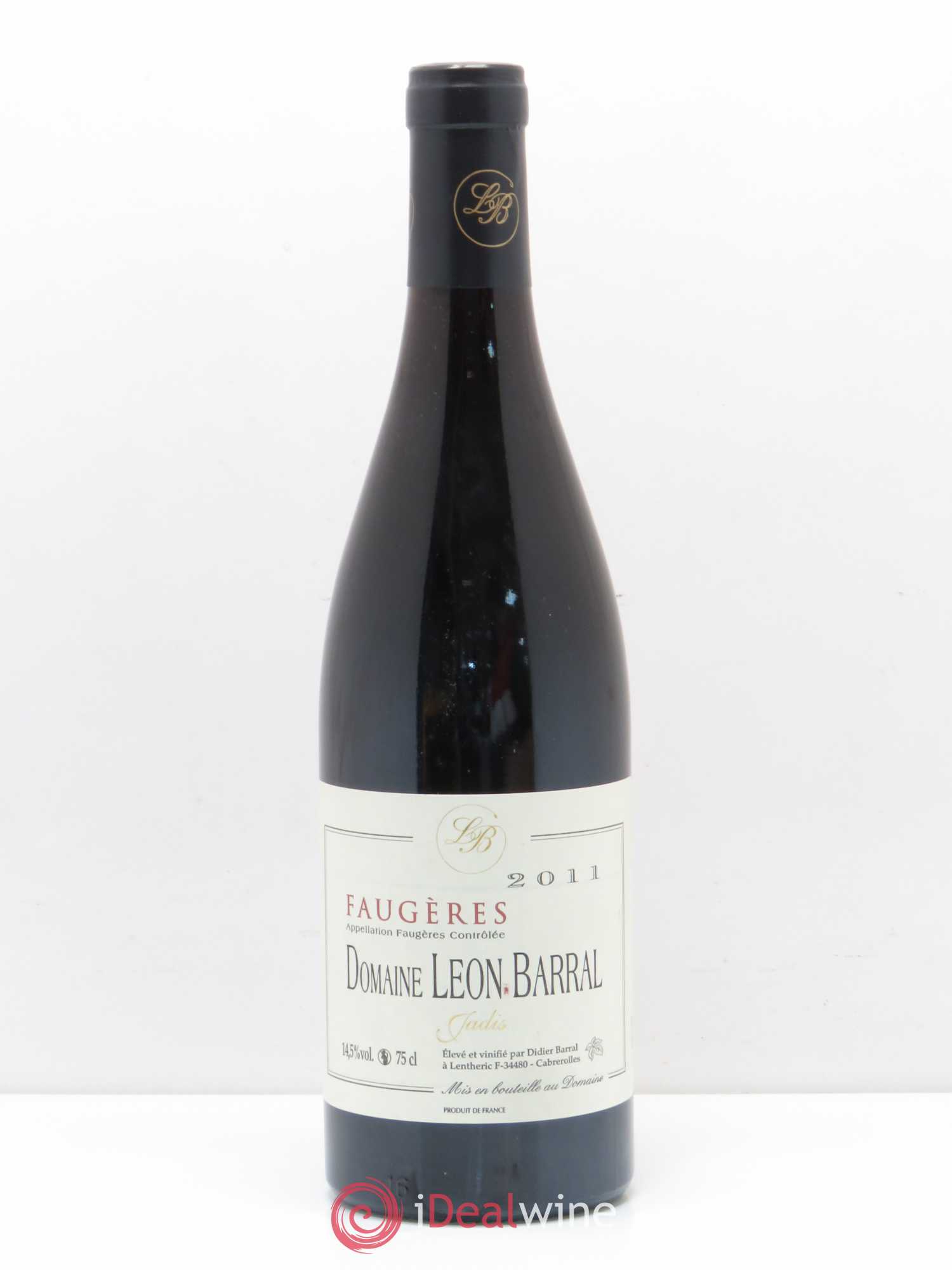 Faugères Jadis Domaine Léon Barral (sans prix de réserve) 2011 - Lot de 1 bouteille - 0