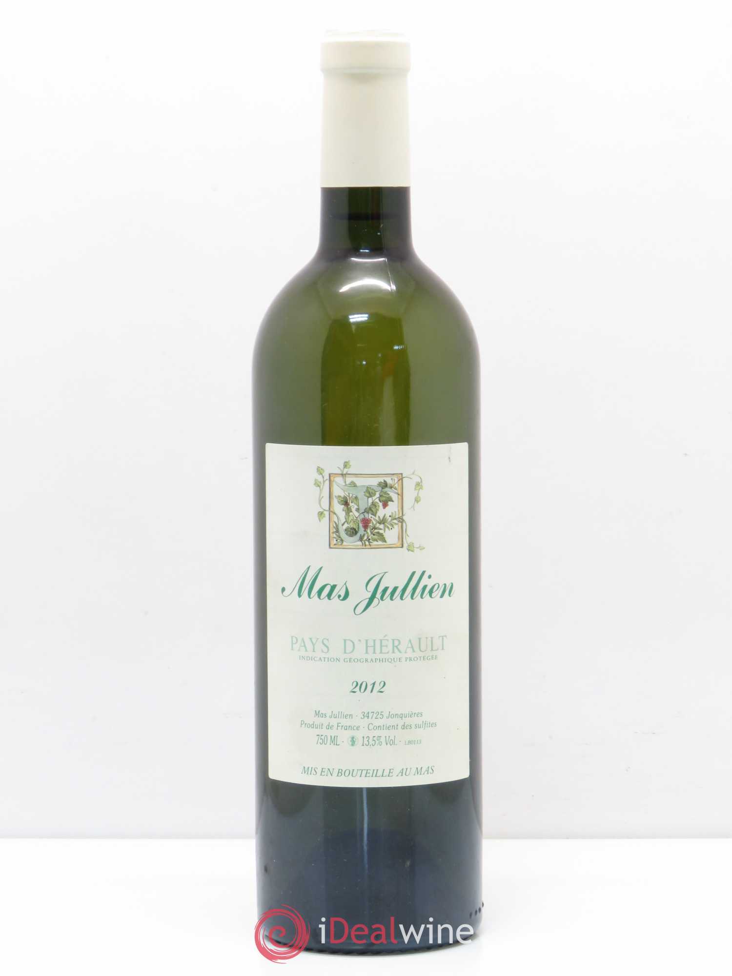 Pays d'Hérault Mas Jullien Olivier Jullien (sans prix de réserve) 2012 - Lot de 1 bouteille - 0