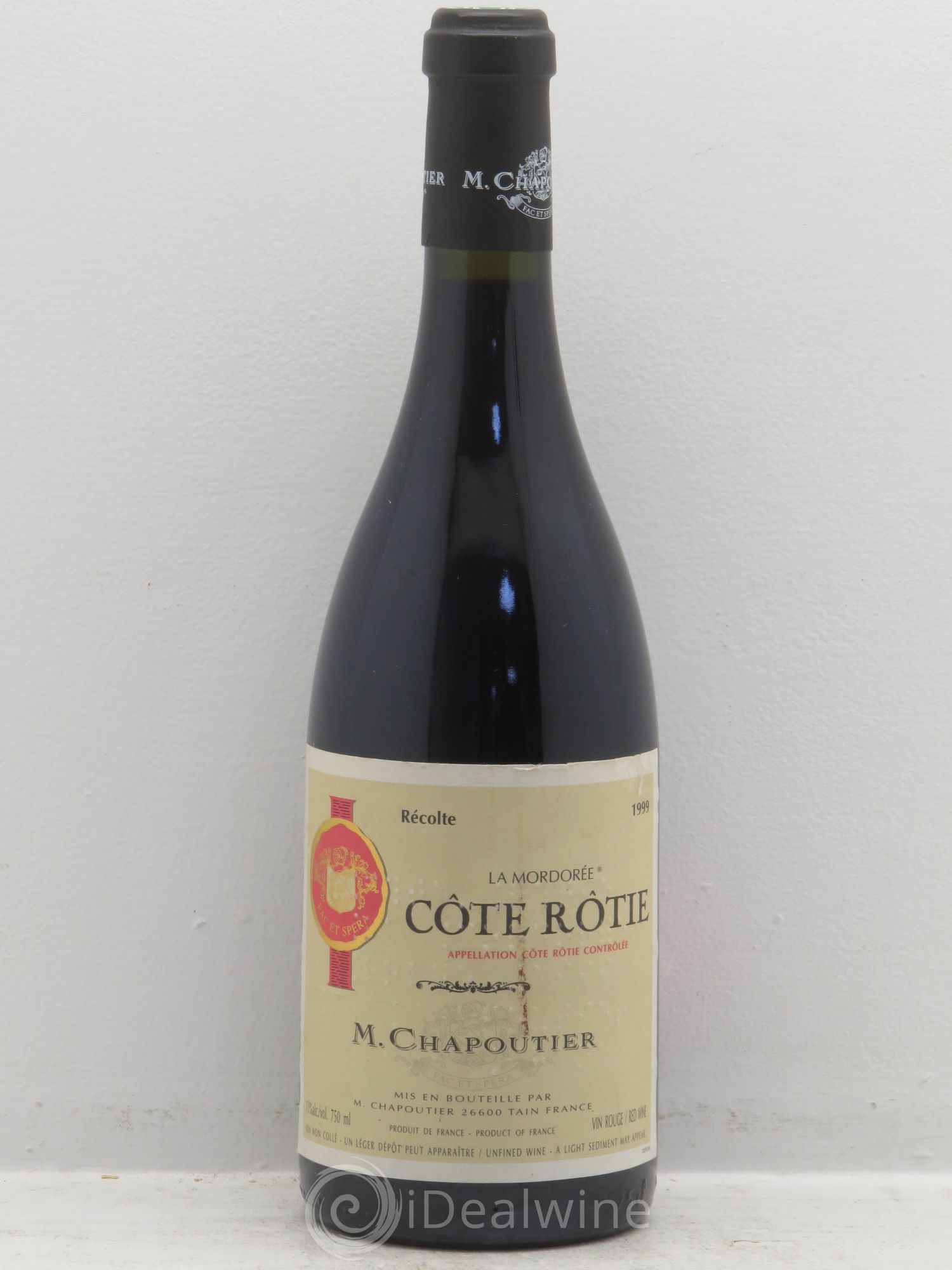 Côte-Rôtie La Mordorée Chapoutier 1999 - Lot de 1 bouteille - 0