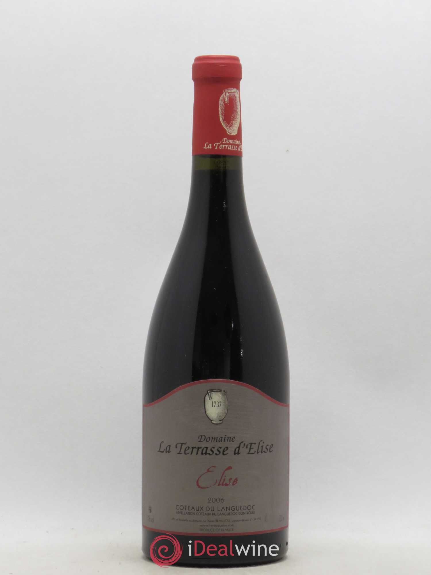 Pays d'Hérault Elise Domaine de la Terrasse d'Elise 2006 - Posten von 1 Flasche - 0