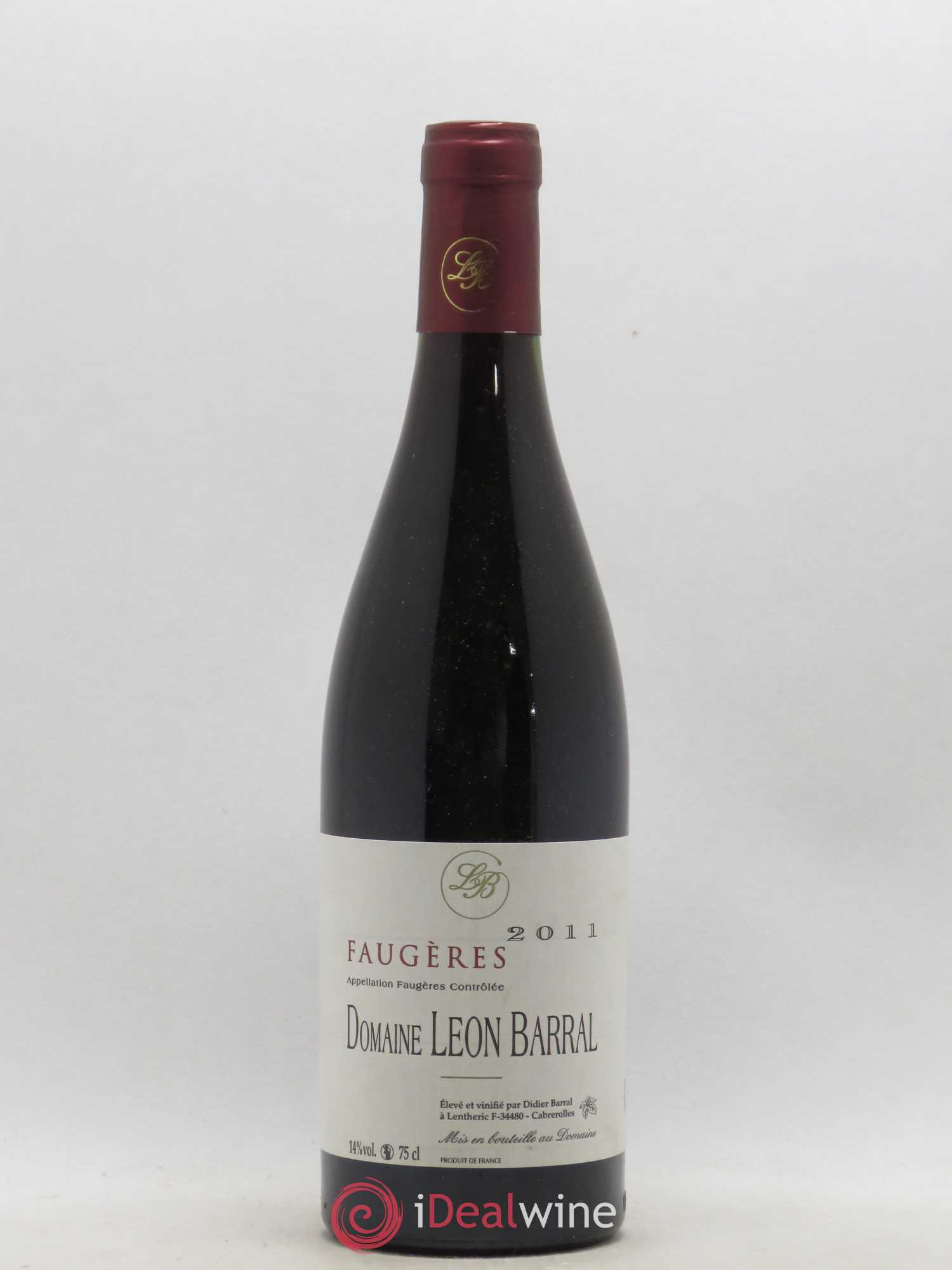 Faugères Domaine Léon Barral 2011 - Lot de 1 bouteille - 0