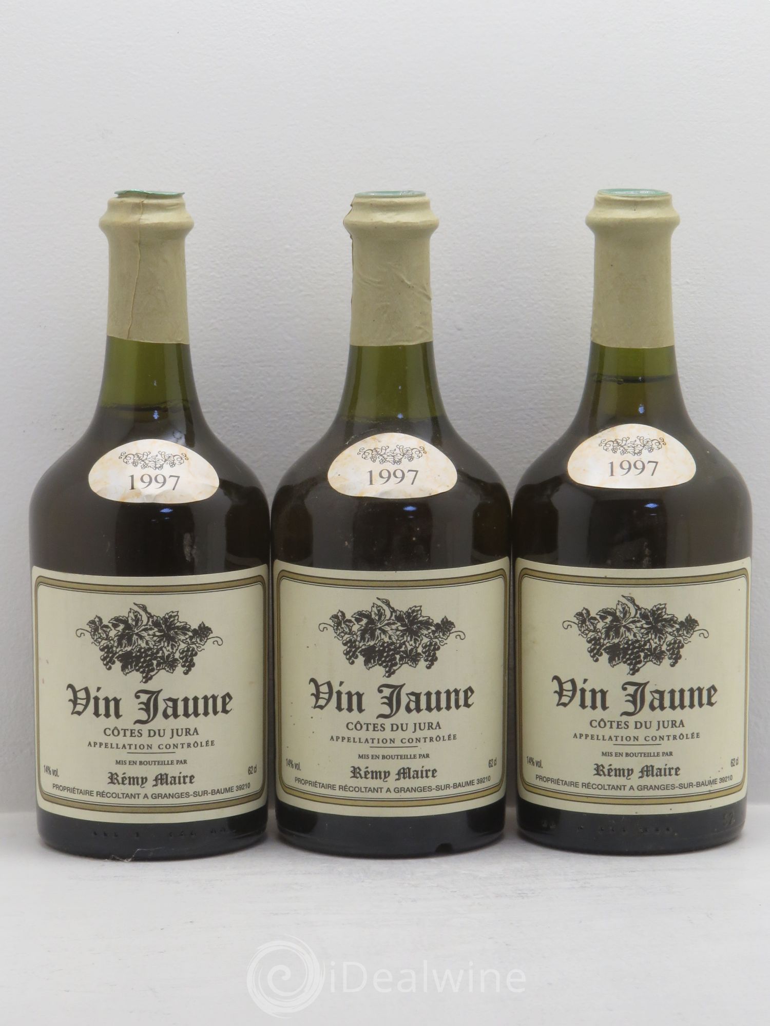 Arbois Vin Jaune Domaine Remy Maire (62.5cl) 1997 - Lot de 3 bouteilles - 0