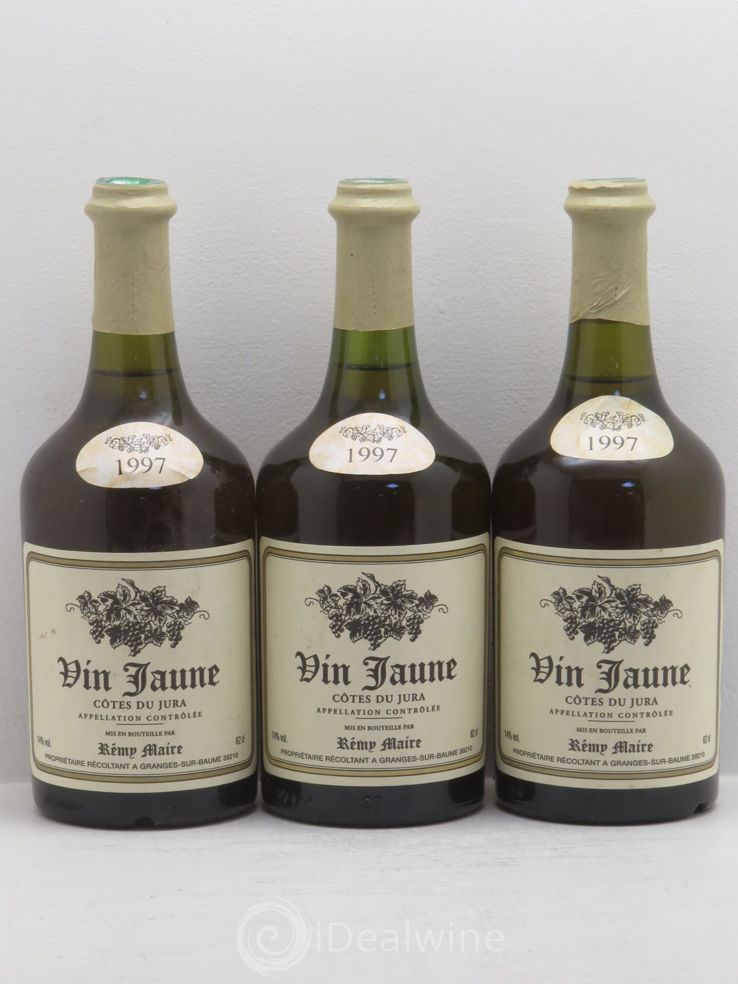 Arbois Vin Jaune Domaine Remy Maire (62.5cl) 1997 - Lot de 3 bouteilles - 0
