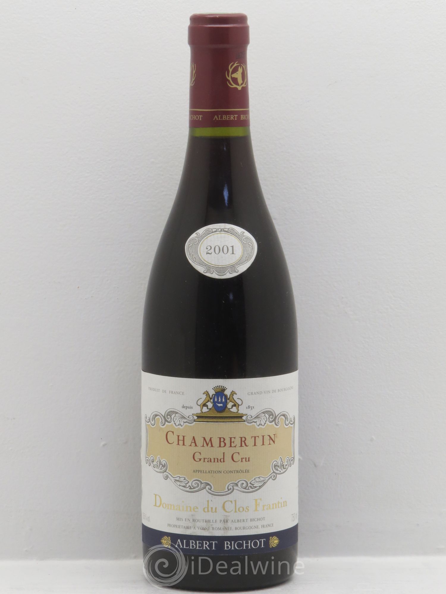 Chambertin Grand Cru Clos Frantin - Albert Bichot 2001 - Lot de 1 bouteille - 0