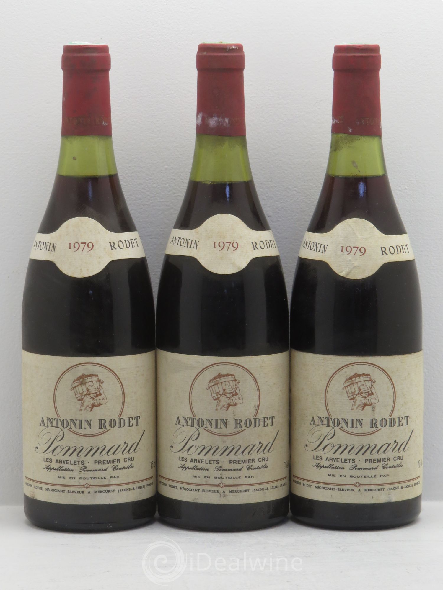 Pommard 1er Cru Antonin Rodet 1979 - Lot de 3 bouteilles - 0