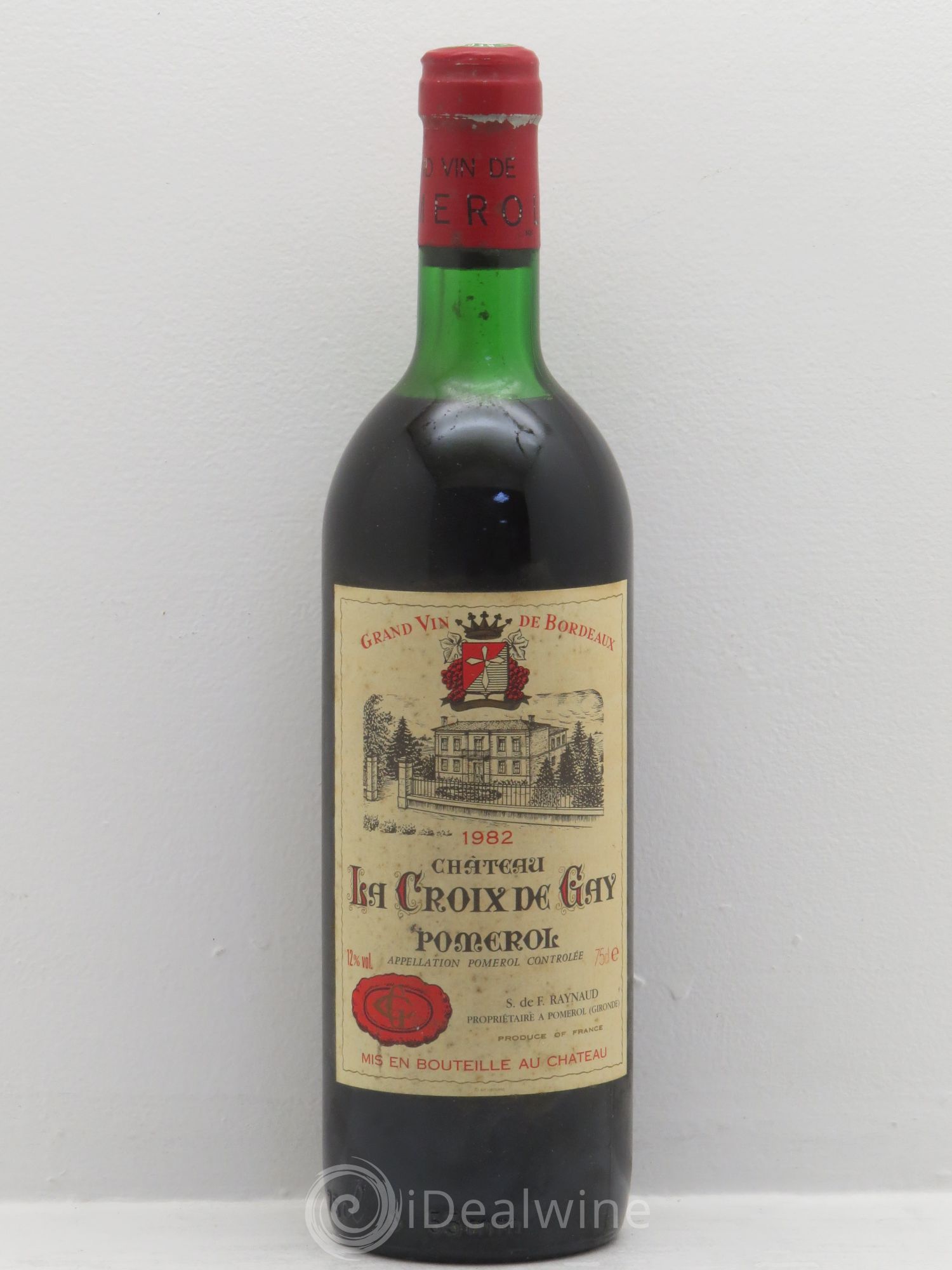 Château la Croix de Gay 1982 - Lot de 6 bouteilles - 0