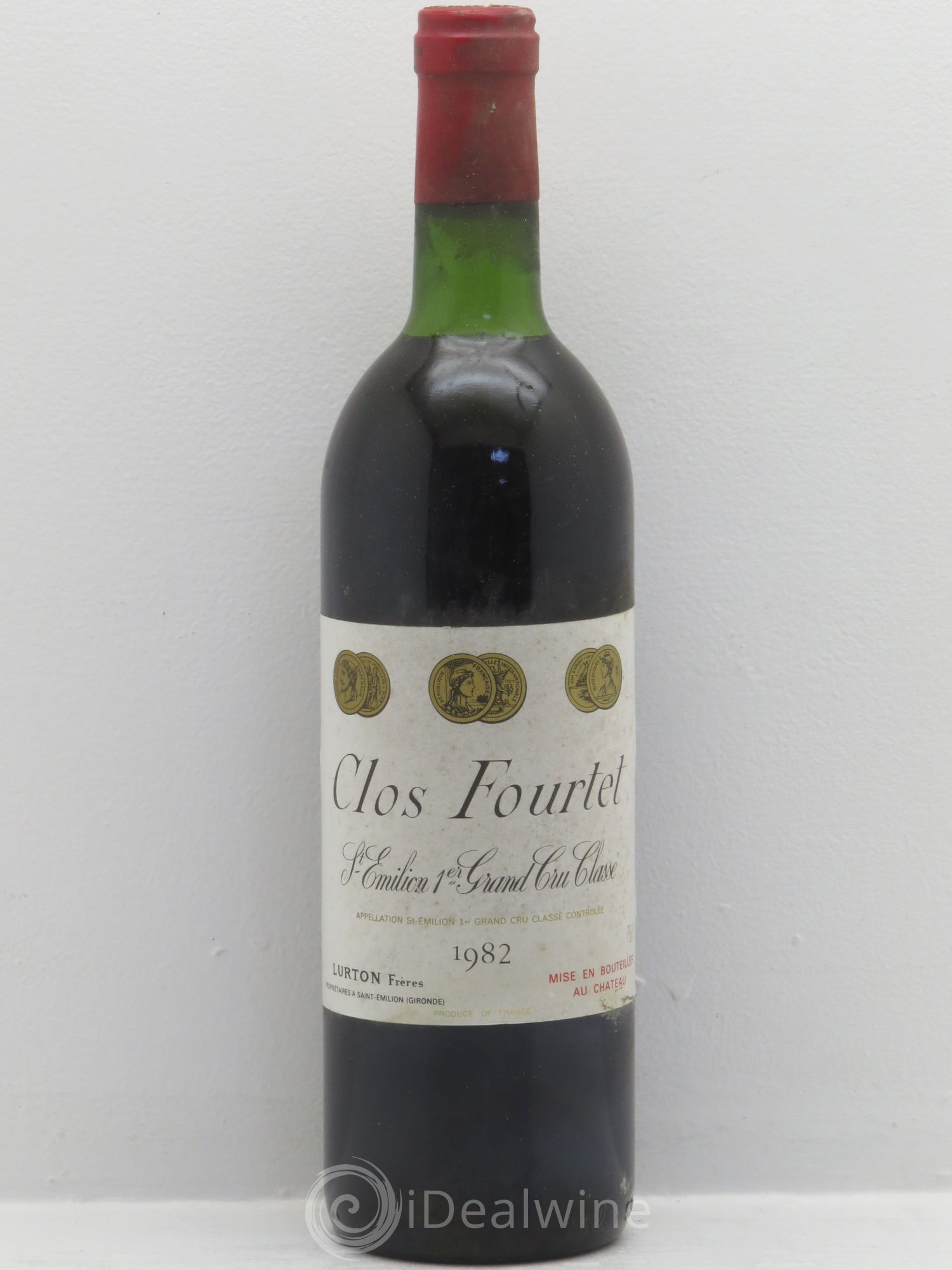 Clos Fourtet 1er Grand Cru Classé B 1982 - Lot de 6 bouteilles - 0