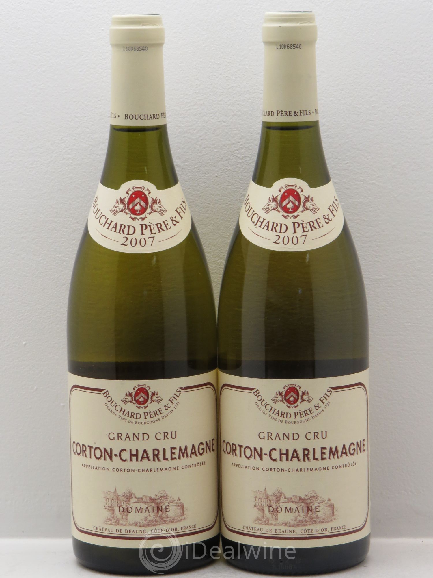 Corton-Charlemagne Grand Cru Bouchard Père & Fils 2007 - Lot de 2 bouteilles - 0