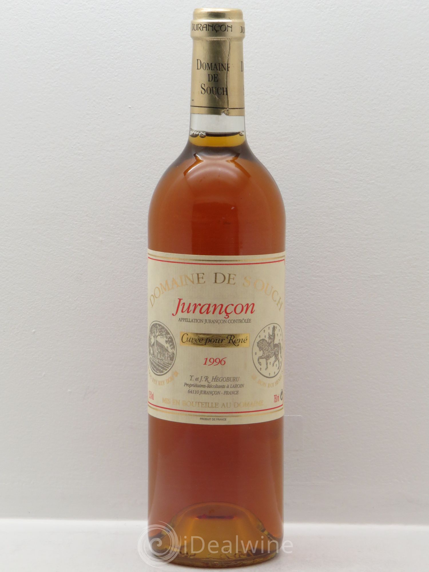 Jurançon sec Souch (Domaine de) Cuvée pour René 1996 - Lot de 1 bouteille - 0