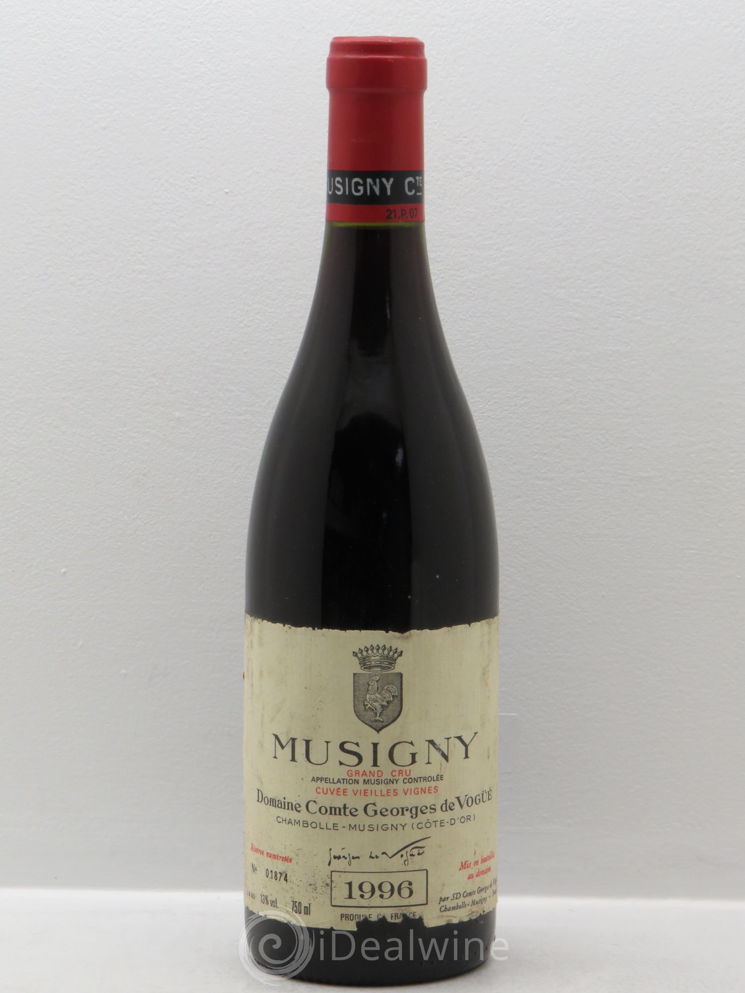 Musigny Grand Cru Cuvée Vieilles Vignes Comte Georges de Vogüé Vieilles vignes 1996 - Lot de 1 bouteille - 0