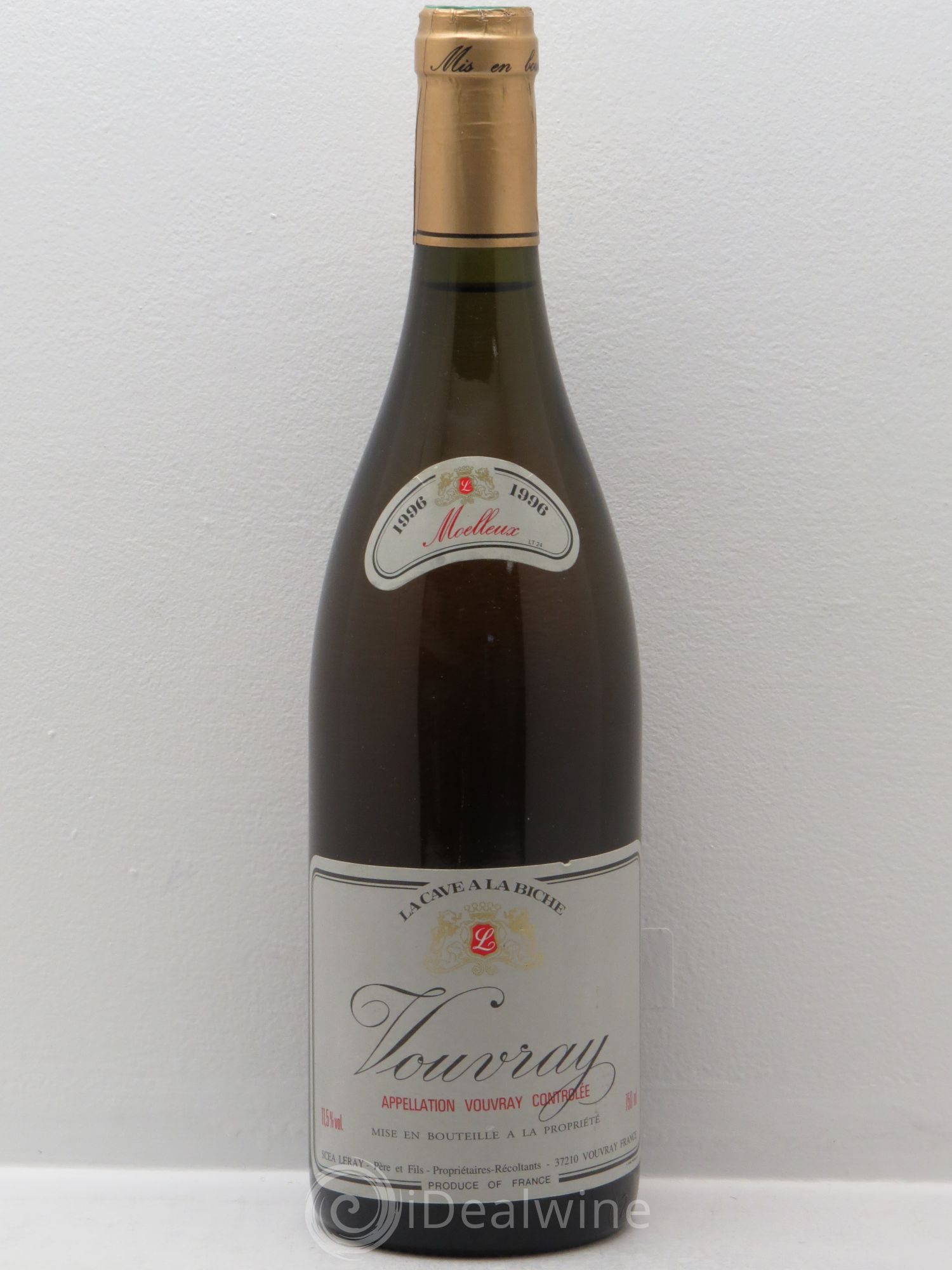 Vouvray Domaine de la cave à la biche-Réserve -Yves Leray 1996 - Lotto di 6 bottiglie - 0