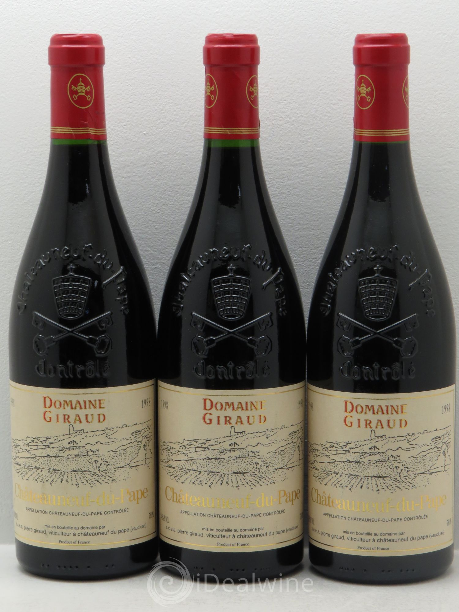Châteauneuf-du-Pape Tradition Giraud (Domaine) 1998 - Lot de 3 bouteilles - 0