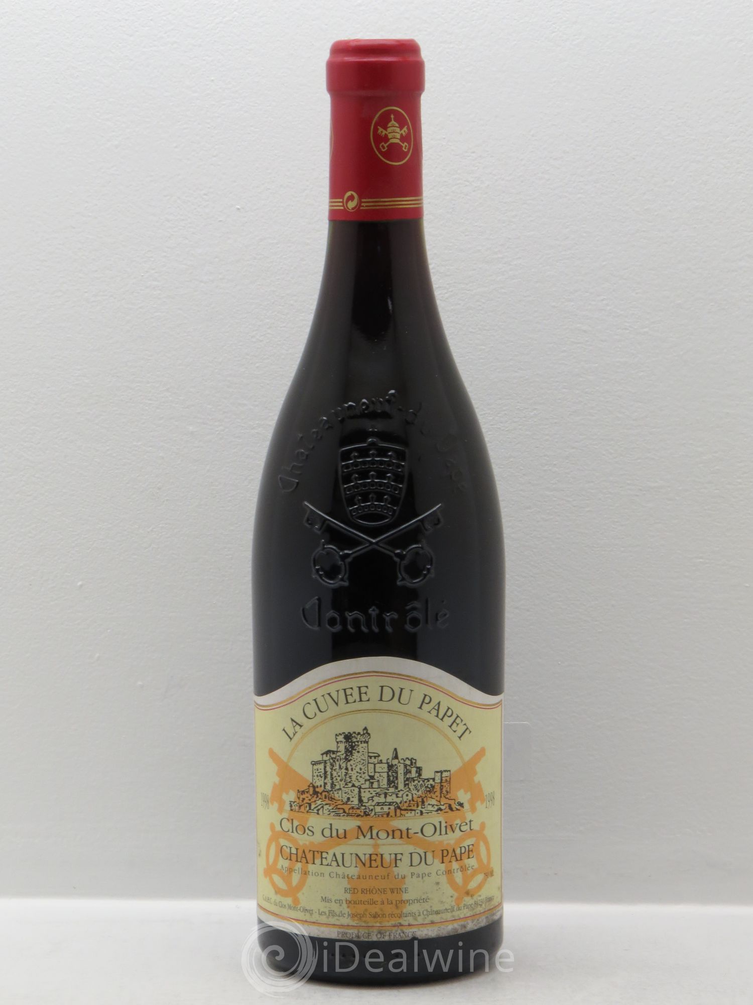 Châteauneuf-du-Pape Cuvée du Papet Clos du Mont-Olivet 1998 - Lot de 1 bouteille - 0