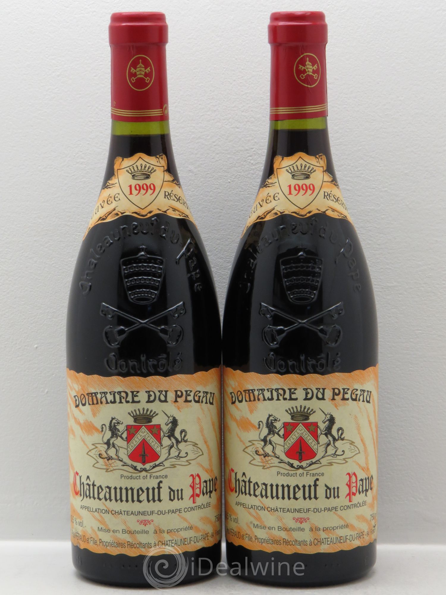 Châteauneuf-du-Pape Domaine du Pégau Cuvée Réservée Paul et Laurence Féraud 1999 - Lot de 2 bouteilles - 0