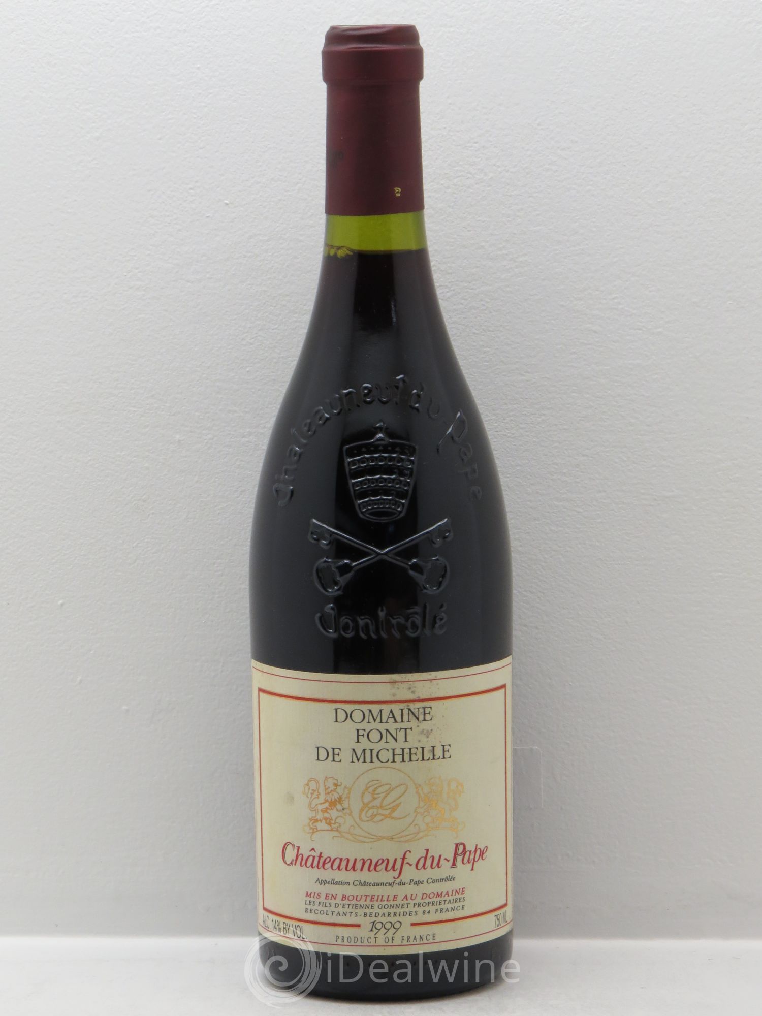 Châteauneuf-du-Pape Domaine Font de Michelle Famille Gonnet 1999 - Lot de 1 bouteille - 0