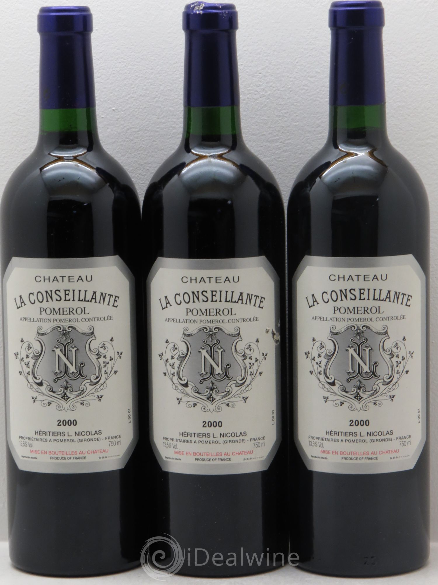 Château la Conseillante 2000 - Lot de 3 bouteilles - 0