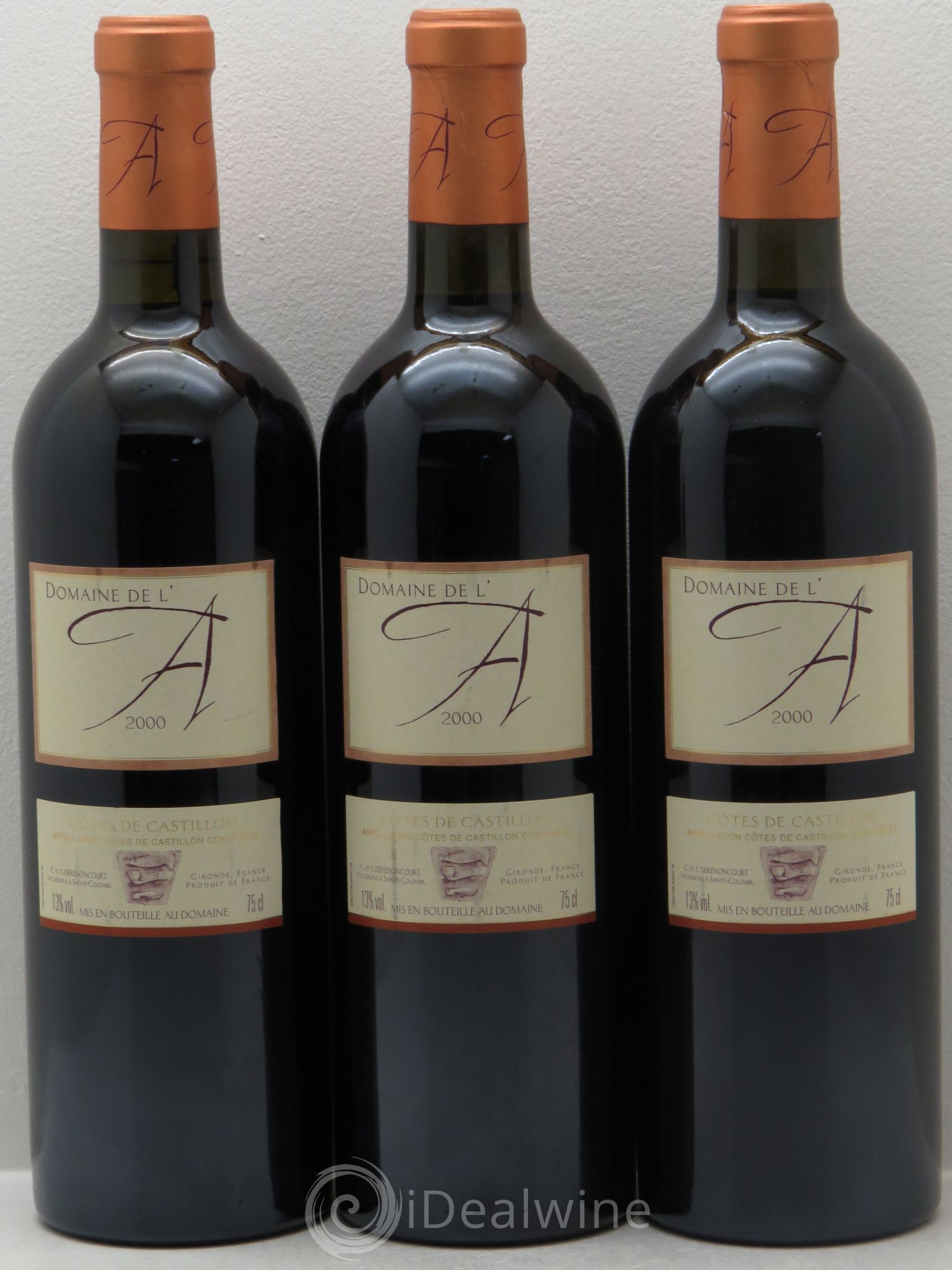 Domaine de l'A 2000 - Lot de 3 bouteilles - 0