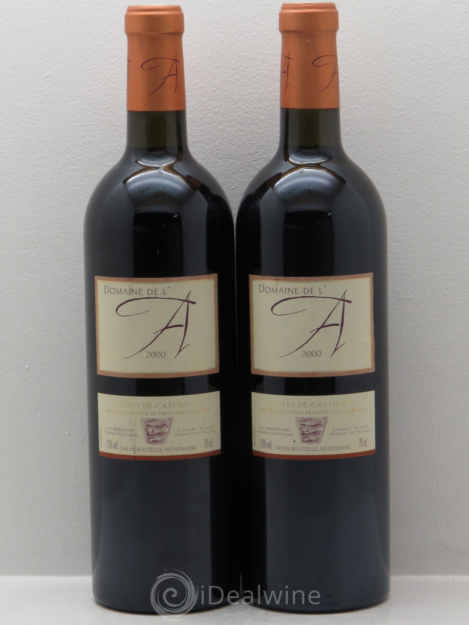 Domaine de l'A 2000 - Lot de 2 bouteilles - 0