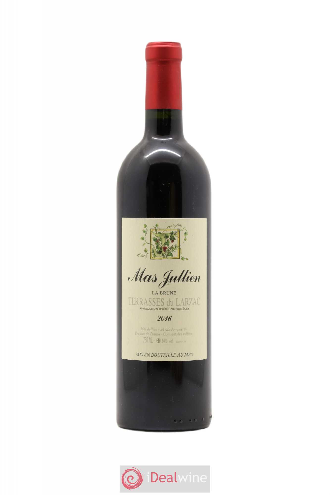 Terrasses du Larzac Mas Jullien Olivier Jullien La Brune 2016 - Lot de 1 bouteille - 0
