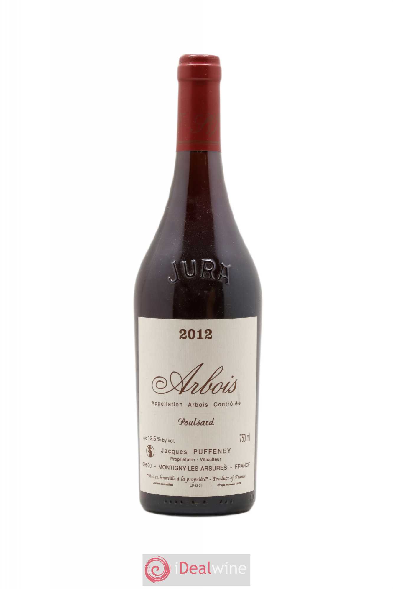 Arbois Poulsard Jacques Puffeney 2012 - Lot de 1 bouteille - 0