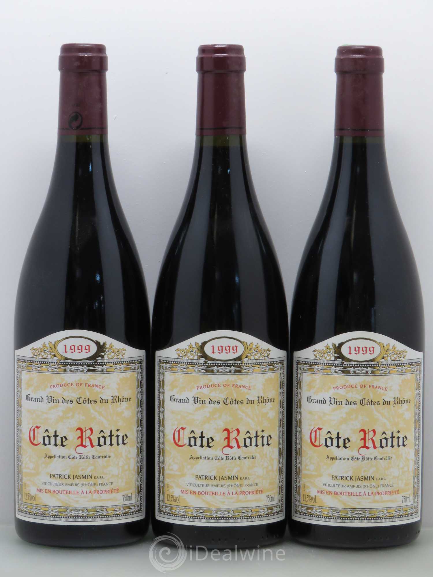 Côte-Rôtie Jasmin (Domaine) 1999 - Lot de 3 bouteilles - 0