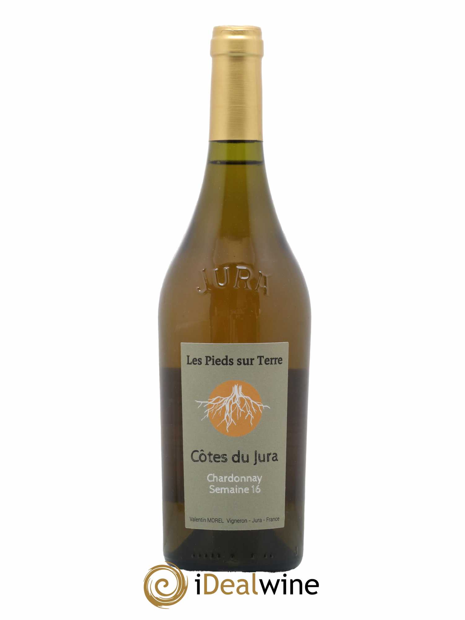 Côtes du Jura Chardonnay Semaine 16 Les Pieds sur Terre 2017 - Posten von 1 Flasche - 0