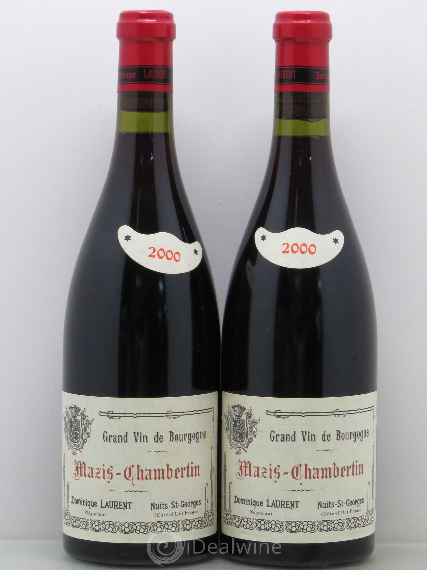Mazis-Chambertin Grand Cru Dominique Laurent Cuvée B 2000 - Lot de 2 bouteilles - 0