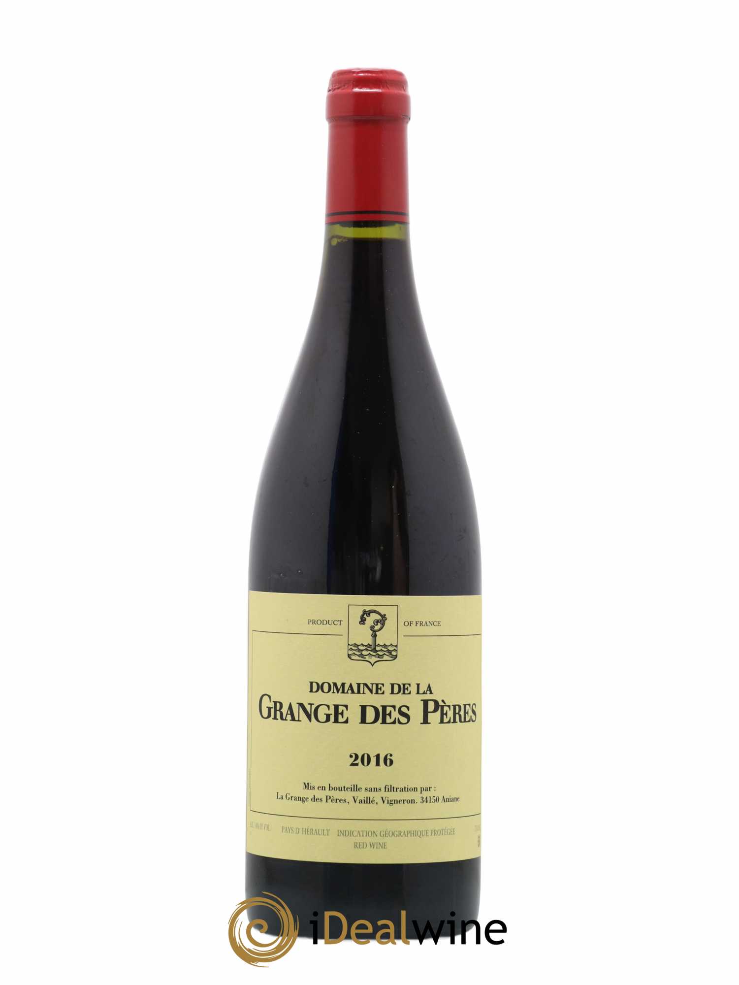 Pays d'Hérault Grange des Pères Laurent Vaillé 2016 - Lot de 1 bouteille - 0