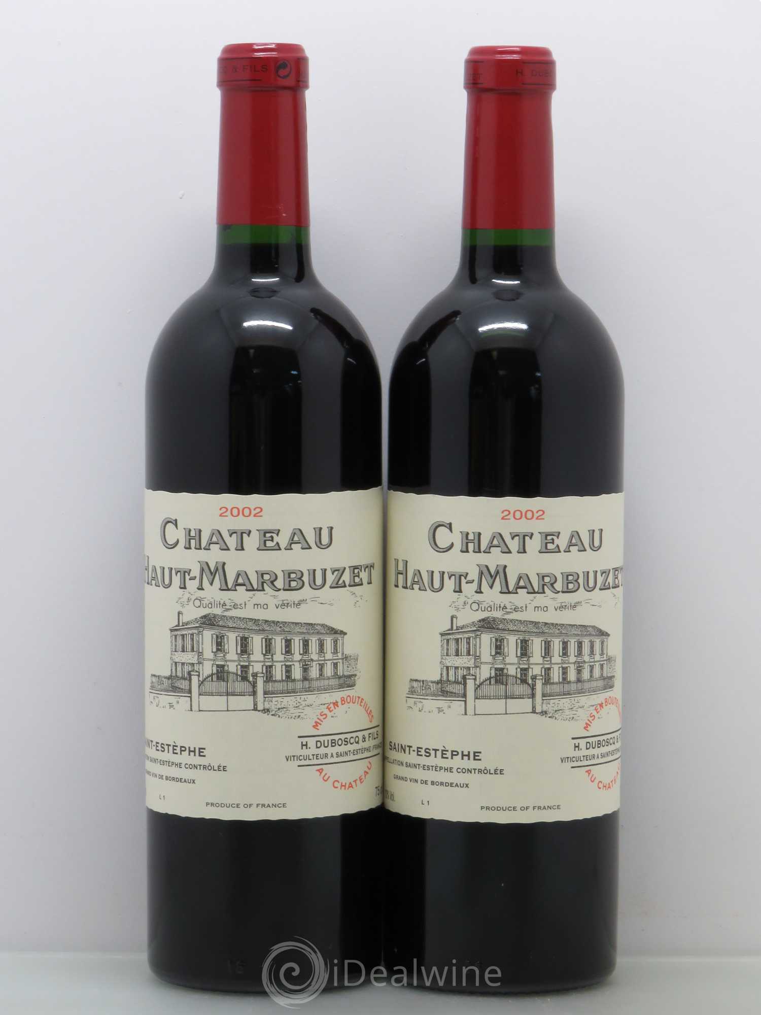 Château Haut Marbuzet 2002 - Lot de 5 bouteilles - 2