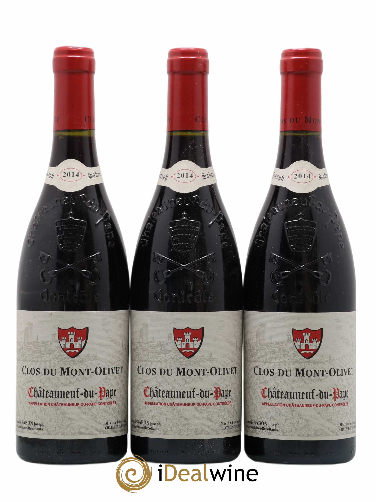 Châteauneuf-du-Pape Clos du Mont-Olivet 2014 - Lot de 3 bouteilles - 0