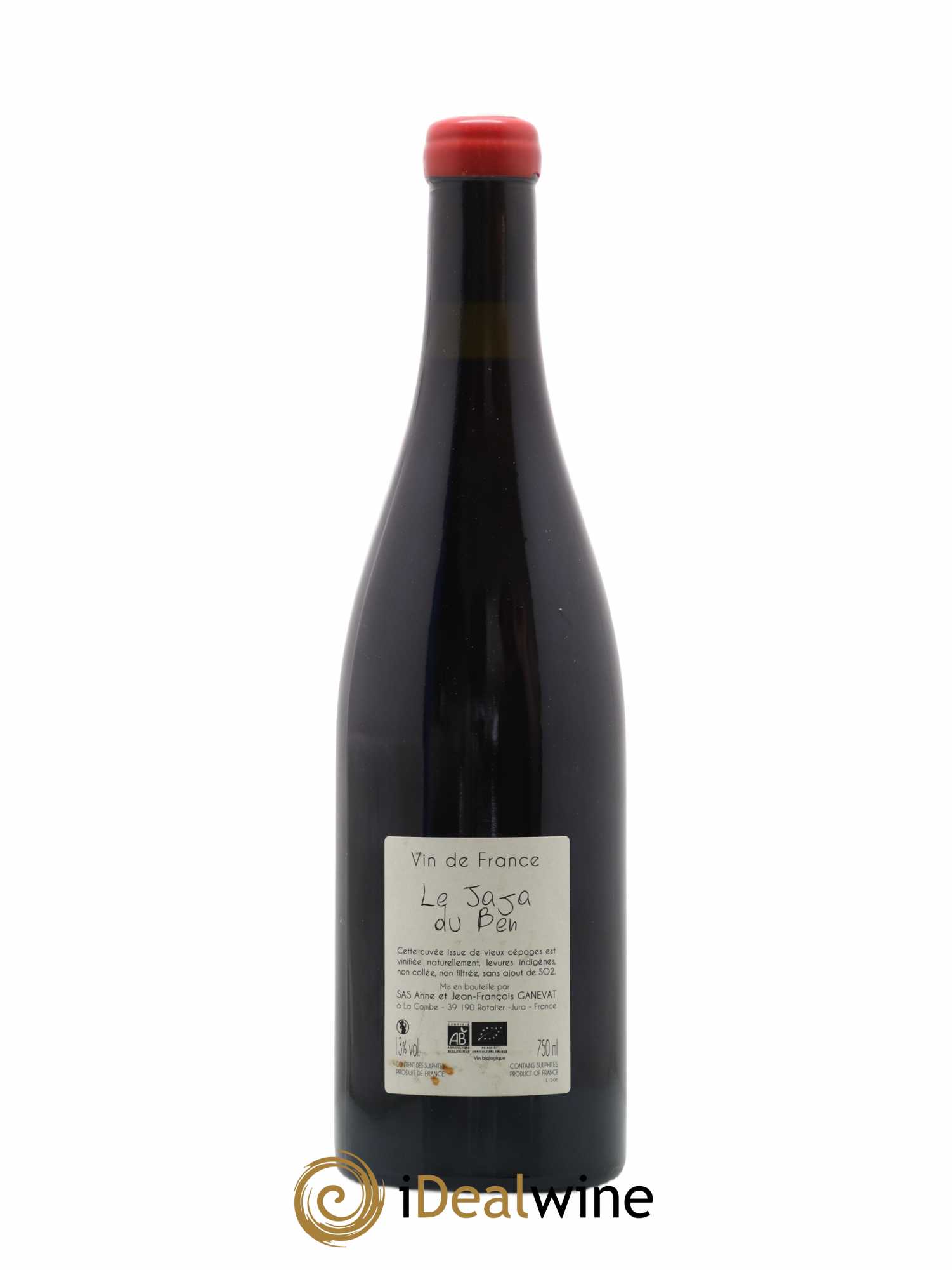 Vin de France Le Jaja du Ben Anne et Jean François Ganevat 2015 - Lot de 1 bouteille - 1