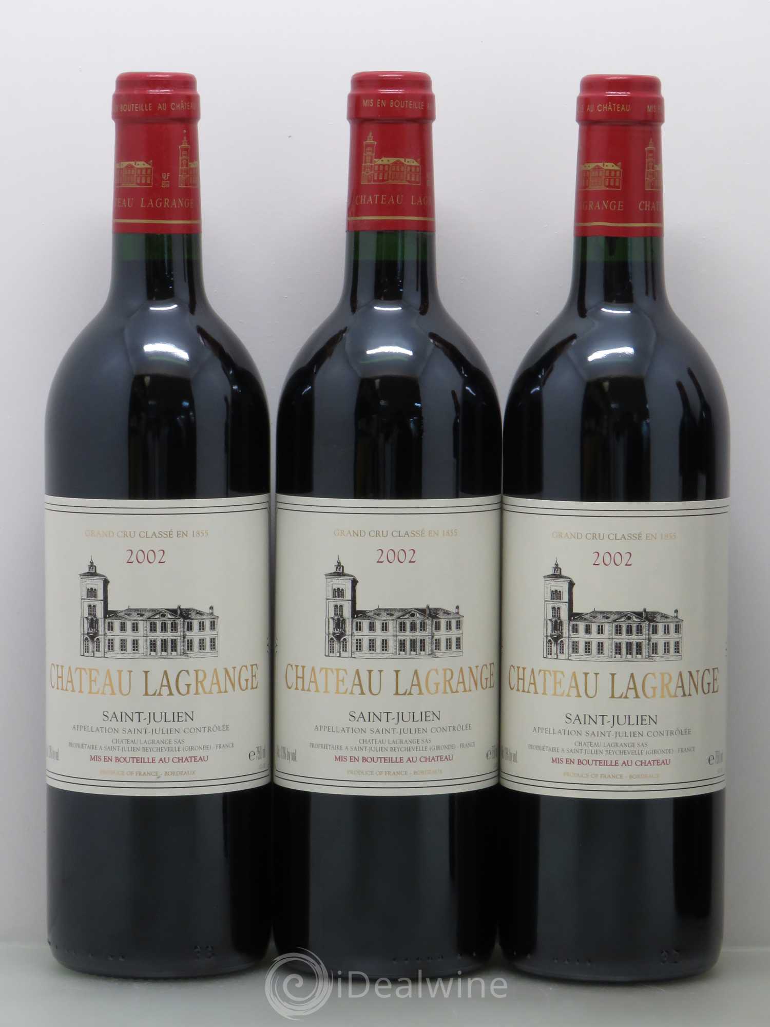 Château Lagrange 3ème Grand Cru Classé 2002 - Lot de 5 bouteilles - 1