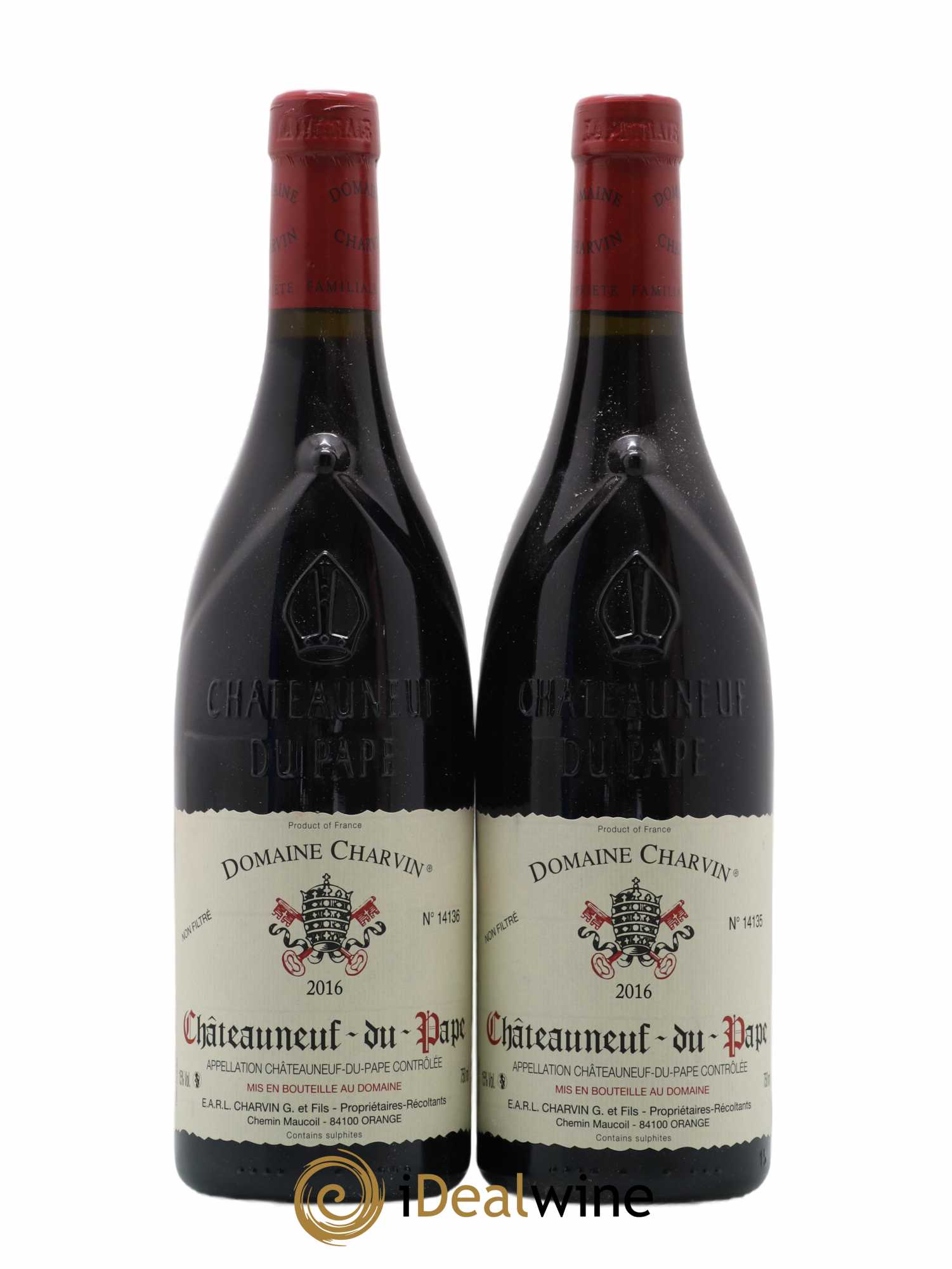 Châteauneuf-du-Pape Charvin (Domaine) 2016 - Lot de 2 bouteilles - 0