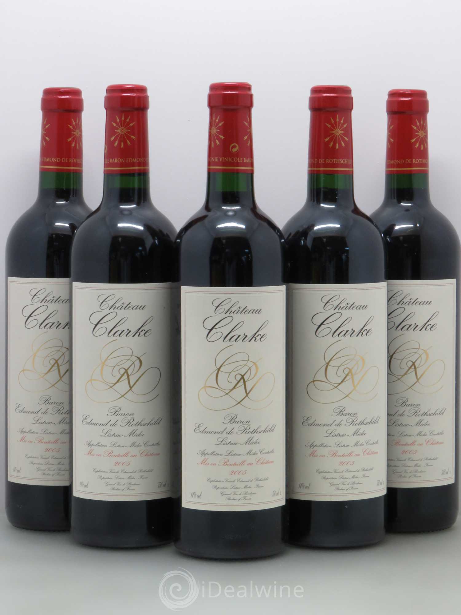 Château Clarke 2005 - Lot de 5 bouteilles - 0