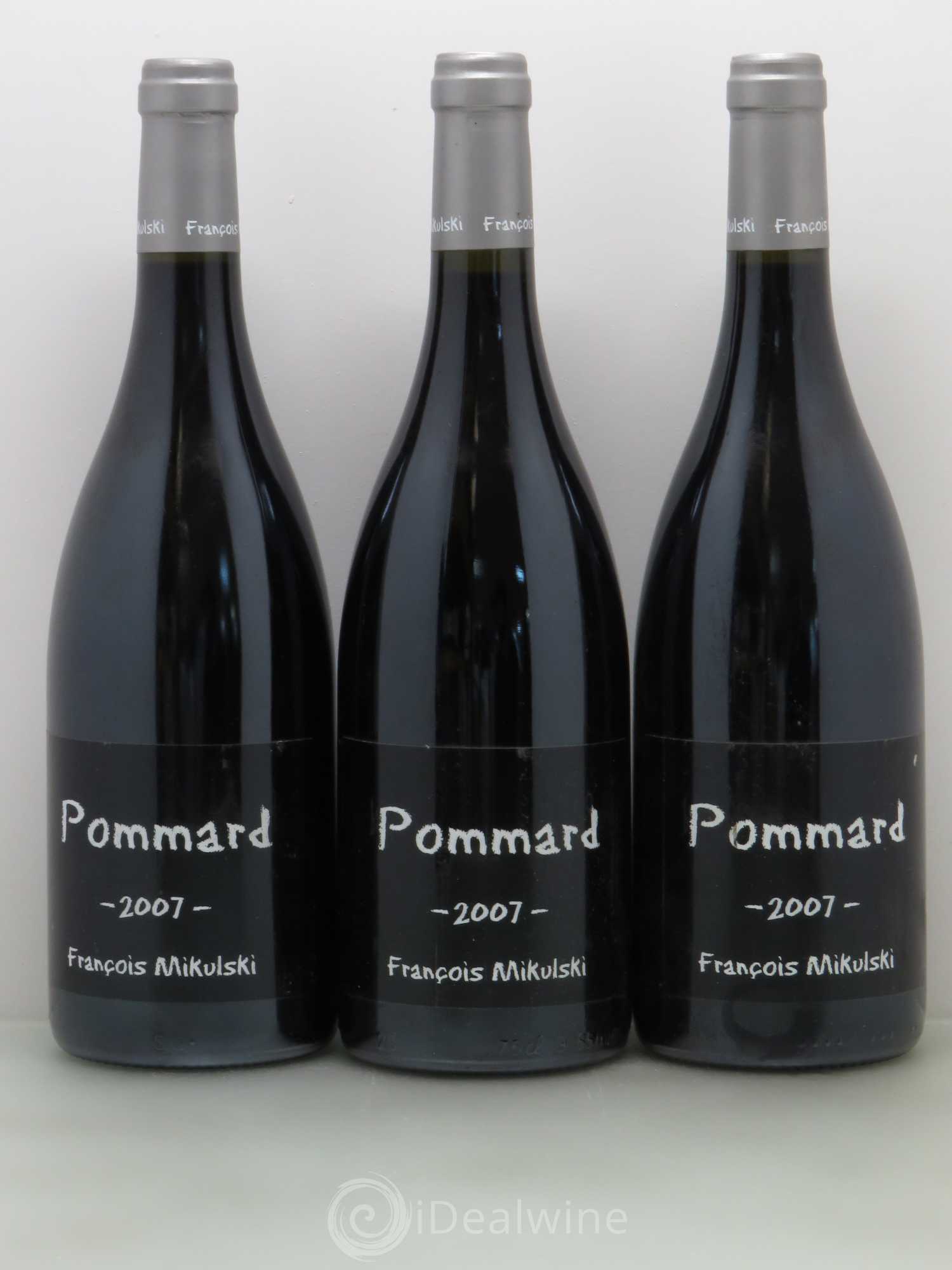 Pommard François Mikulski 2007 - Posten von 3 Flaschen - 0