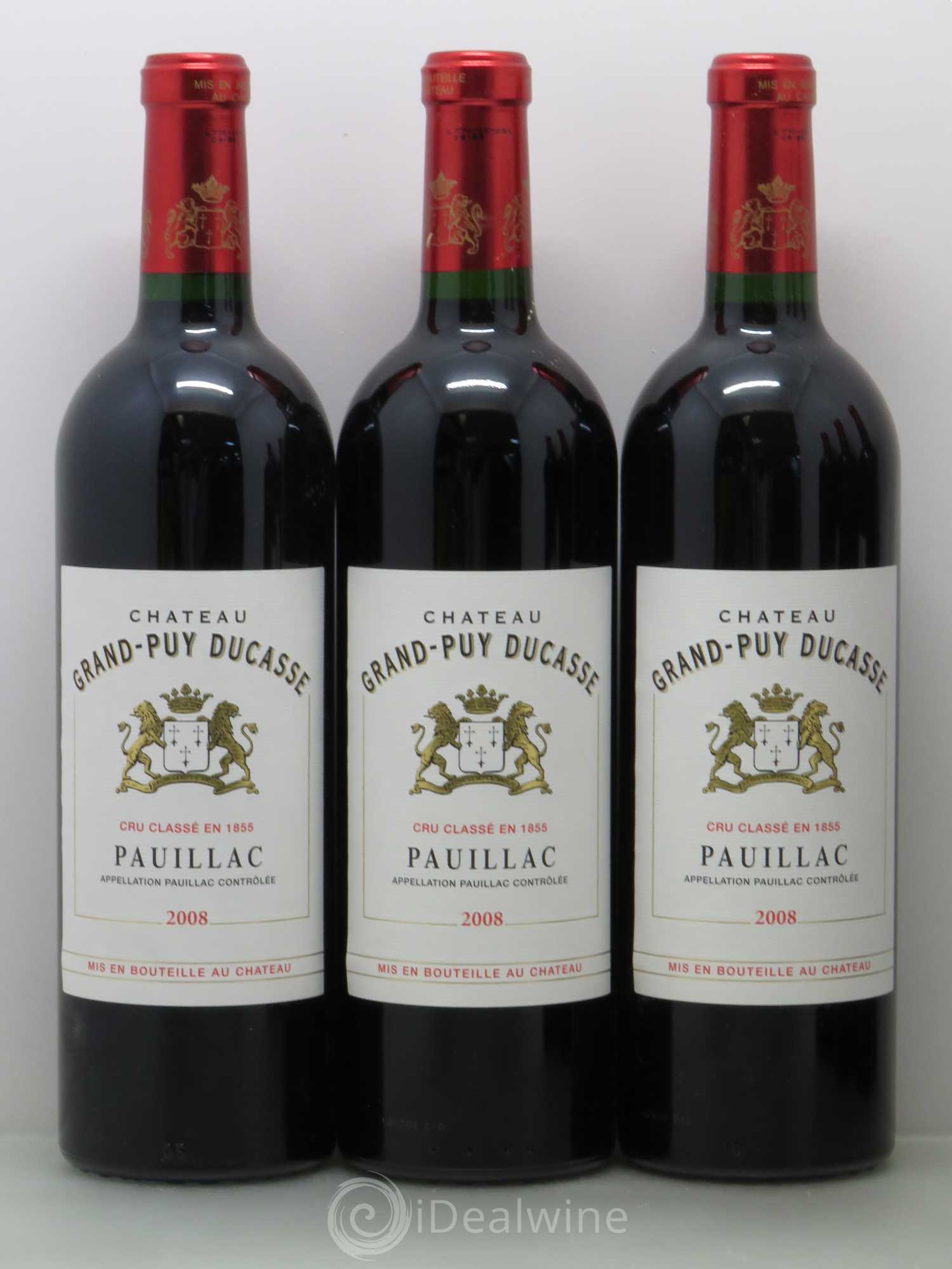 Château Grand Puy Ducasse 5ème Grand Cru Classé 2008 - Lot de 6 bouteilles - 1