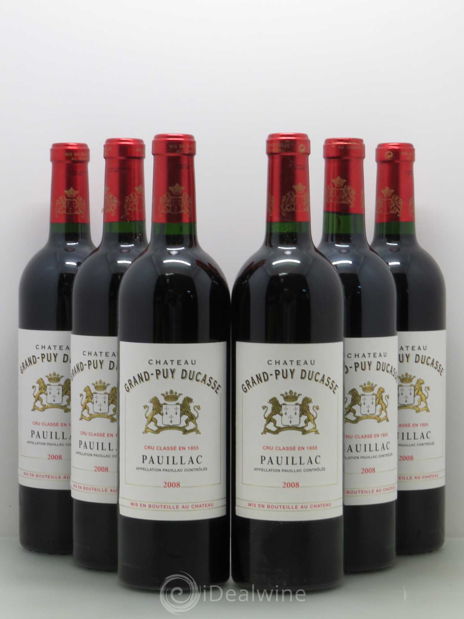 Château Grand Puy Ducasse 5ème Grand Cru Classé 2008 - Lot de 6 bouteilles - 0