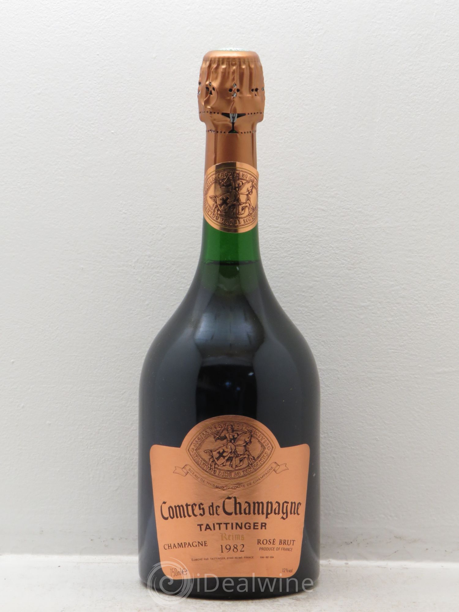 Comtes de Champagne Rosé Grand Cru Brut Taittinger 1982 - Lot de 1 bouteille - 0