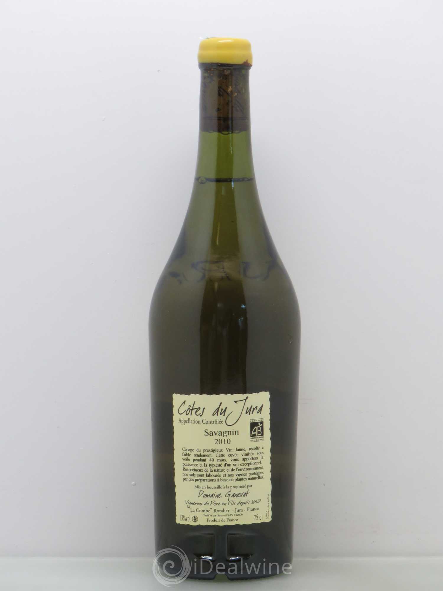 Côtes du Jura Les Terrasses de Chalandigna Ganevat 2010 - Posten von 1 Flasche - 1